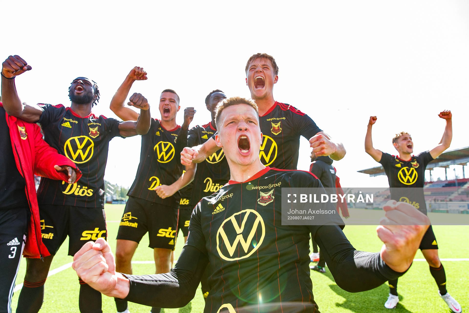 Östersunds Myroslav Mazur jublar