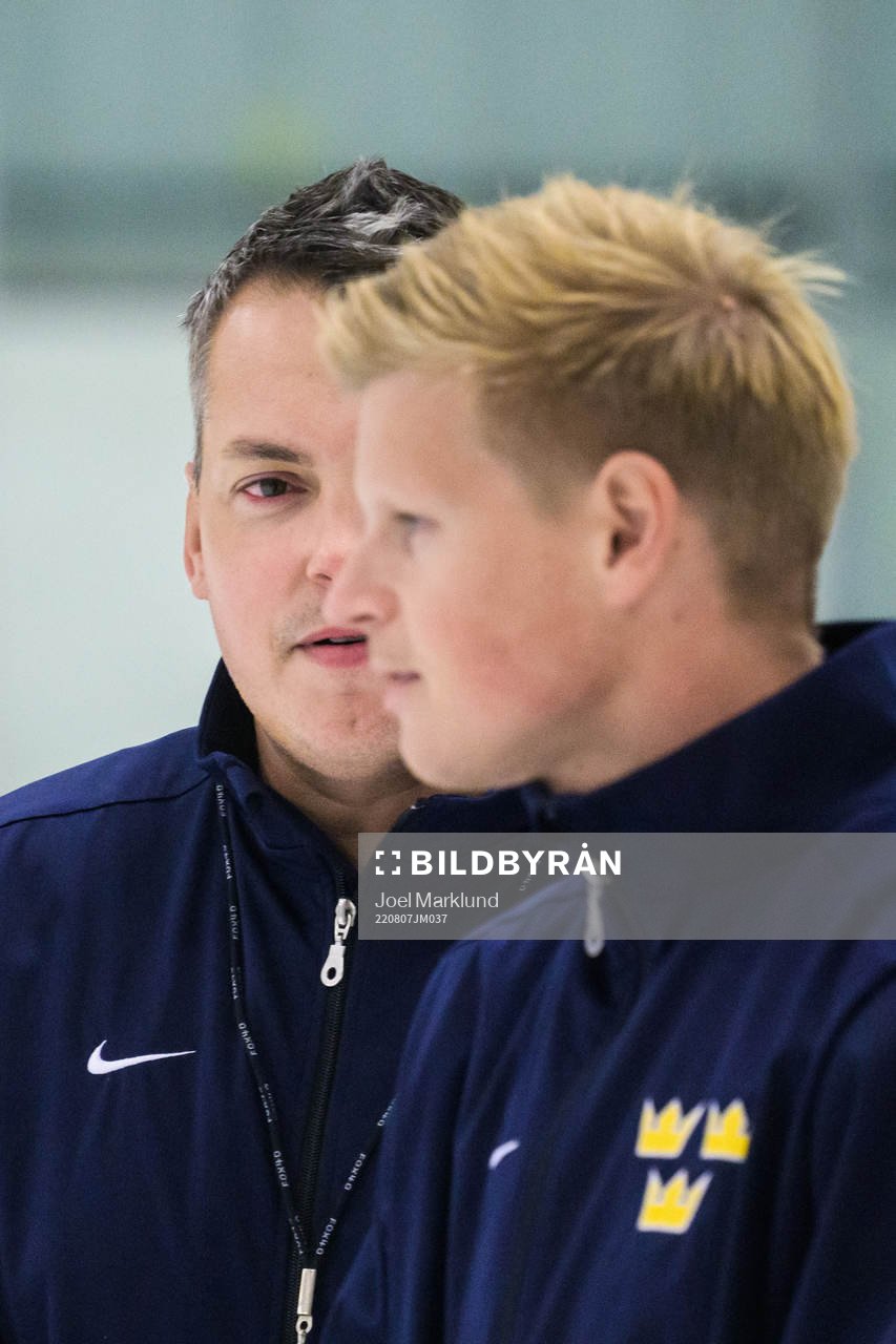 Head coach Tomas Montén and assistant coach Patrik