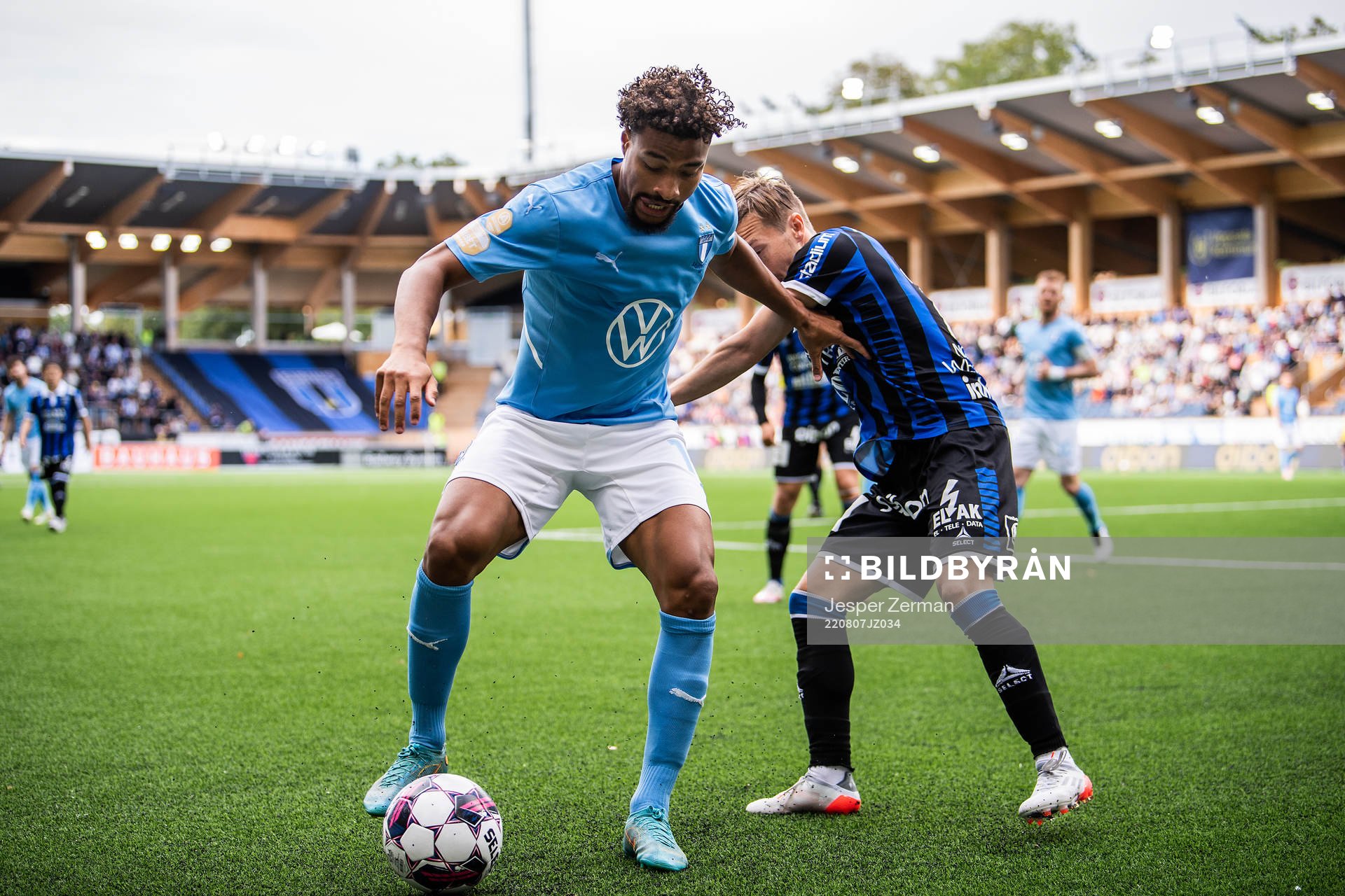 Malmö FFs Joseph Ceesay och Sirius Patrik Karlsson Lagemyr
