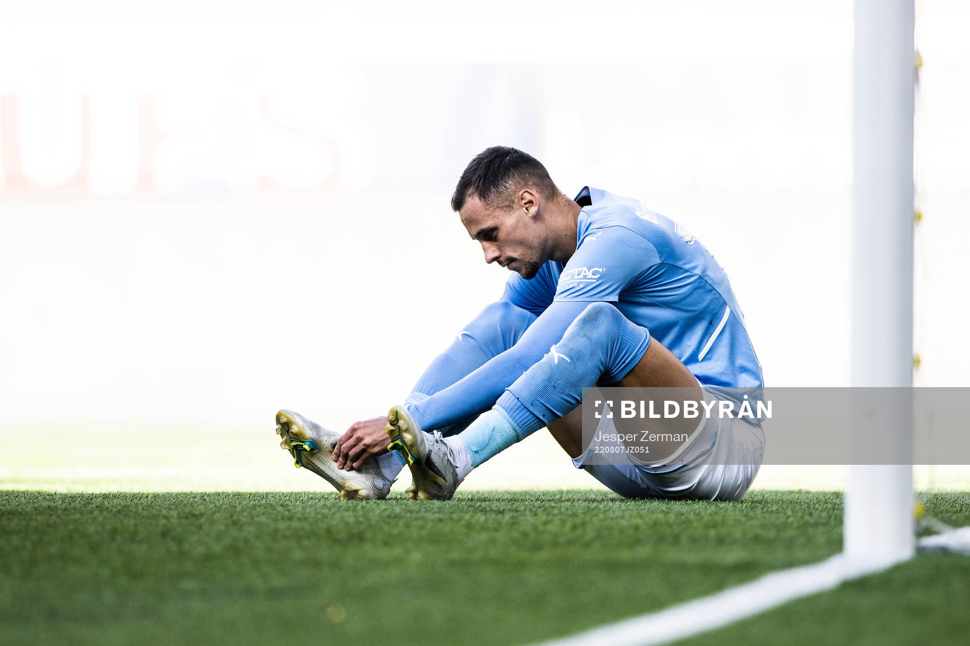 Malmö FFs Veljko Birmancevic deppar
