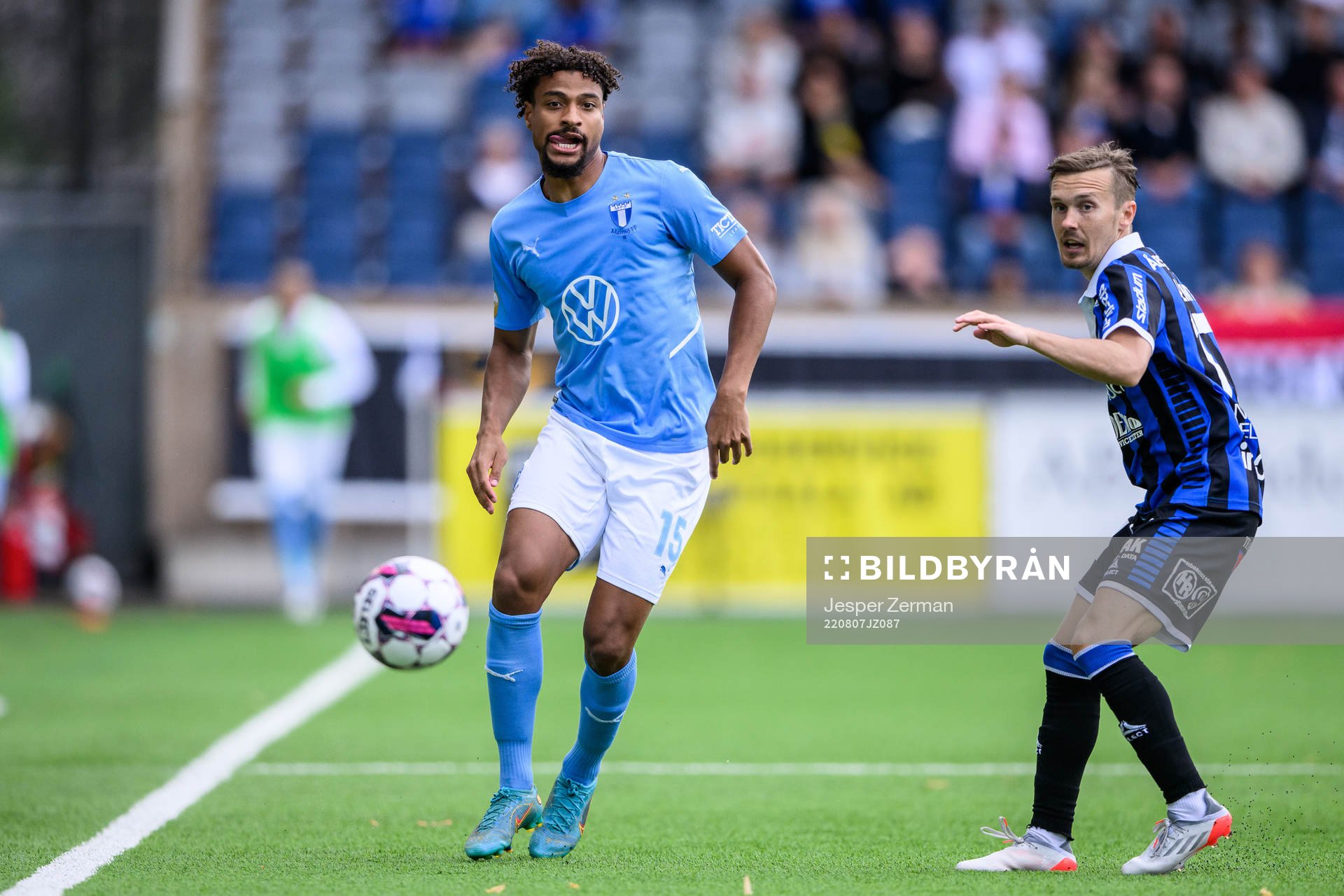Malmö FFs Joseph Ceesay och Sirius Patrik Karlsson Lagemyr