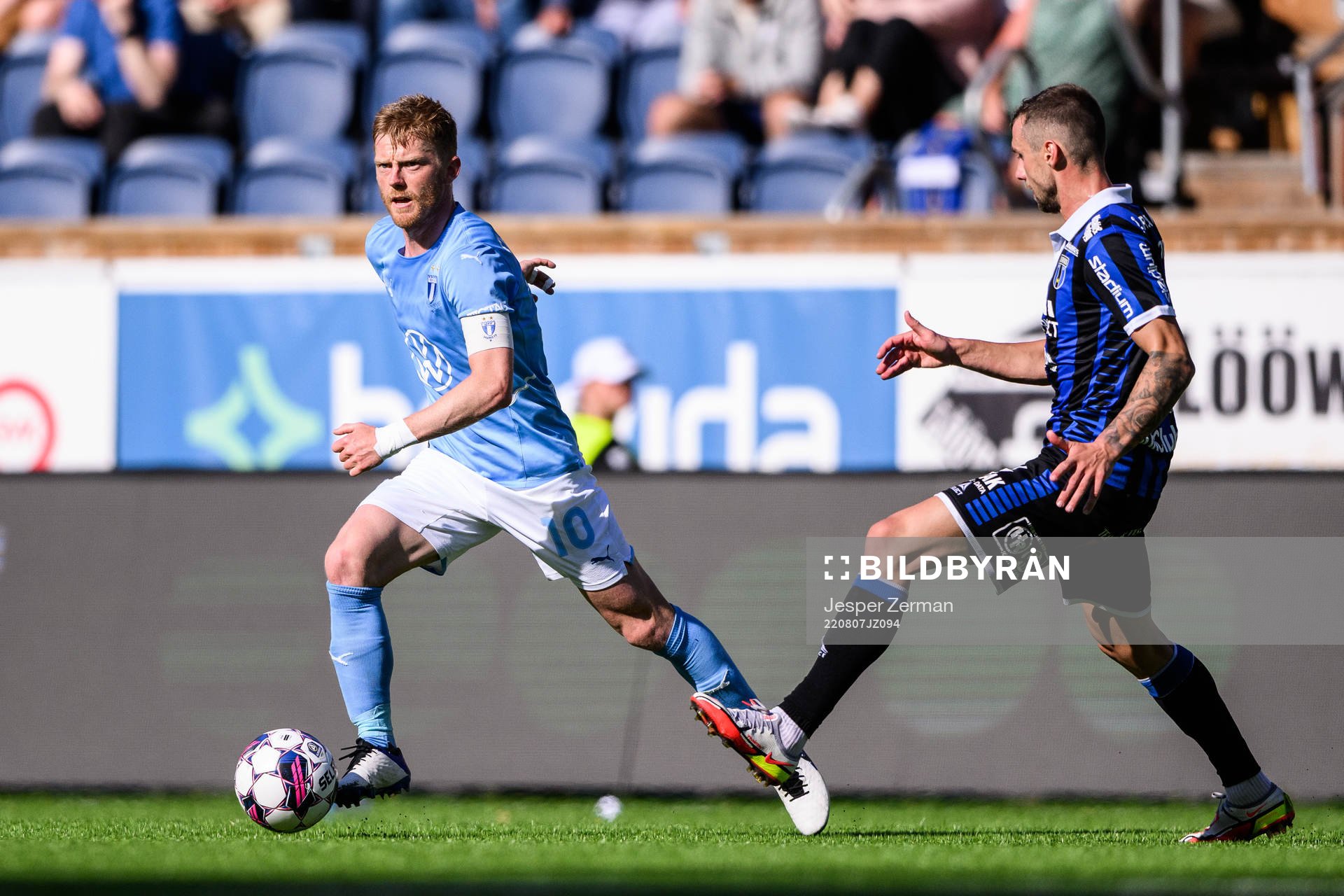 Malmö FFs Anders Christiansen och Sirius Filip Rogic