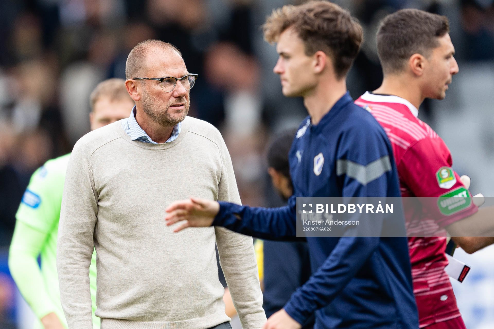 Halmstads tränare Magnus Haglund
