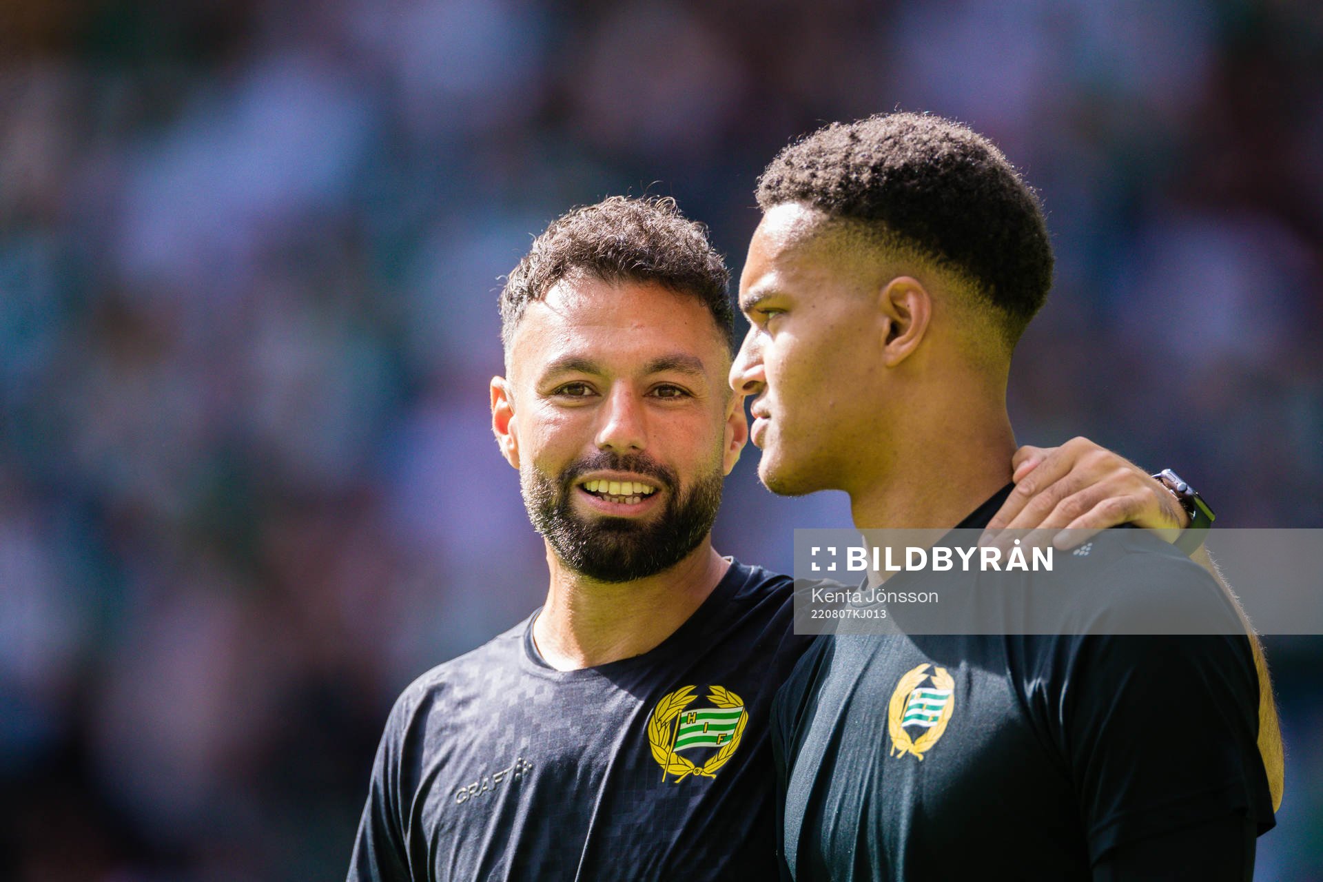 Hammarbys assisterande tränare Imad Khalili och målvakt
