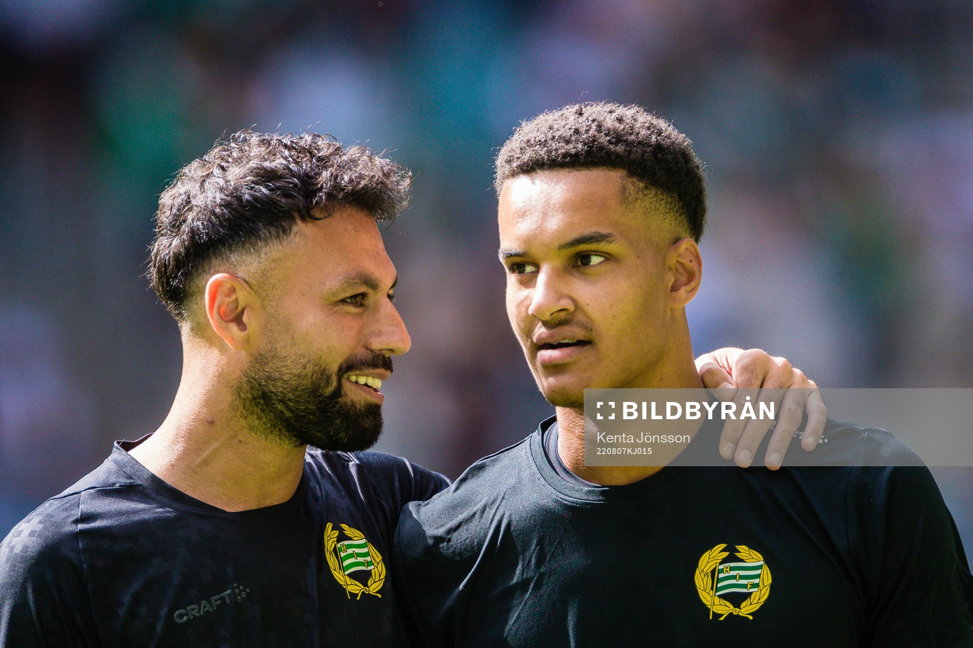 Hammarbys assisterande tränare Imad Khalili och målvakt