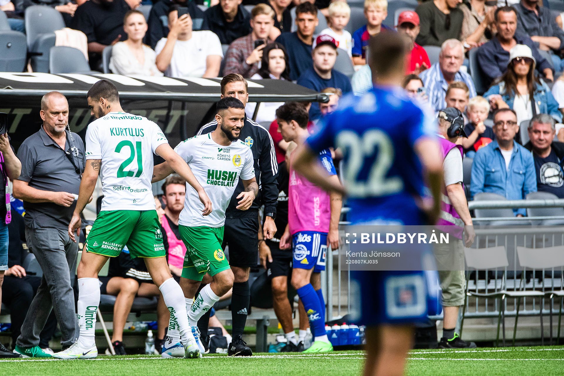 Hammarbys Mohanad Jeahze byts in