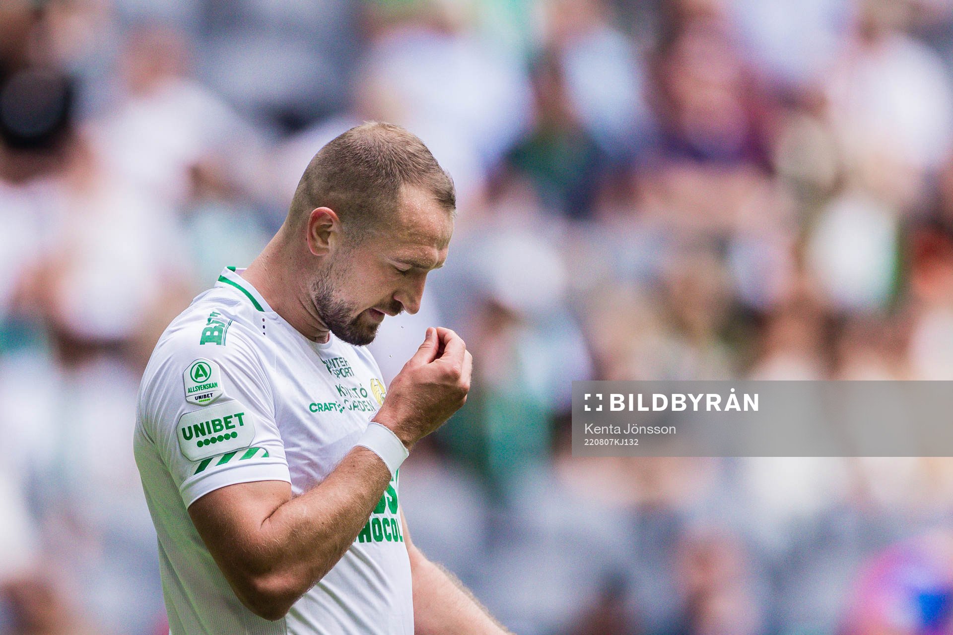 Hammarbys Veton Berisha deppar
