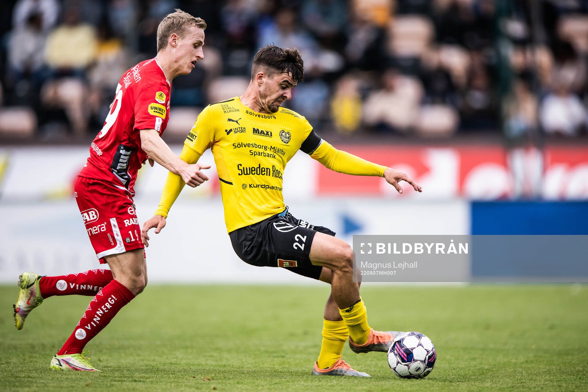 Elfsborgs Jeppe Møldrup Okkels och Mjällbys Jesper