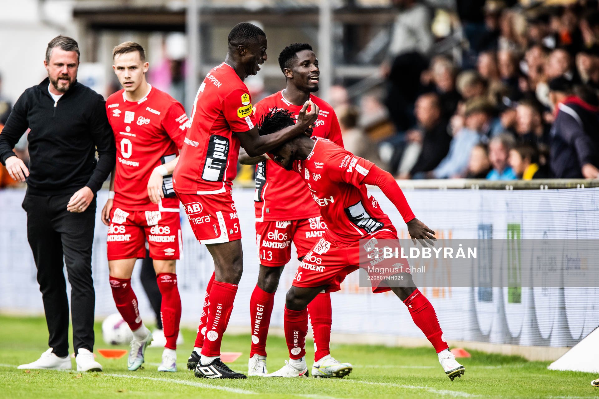 Elfsborgs Michael Baidoo jublar