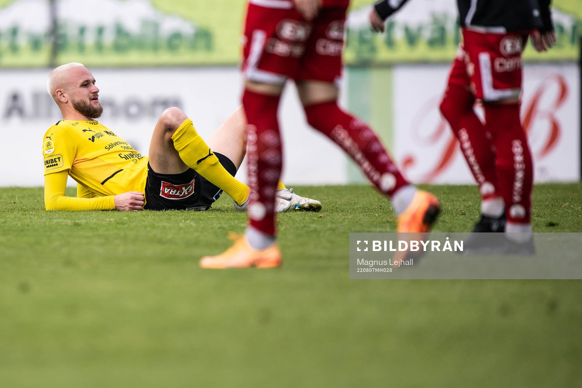 Mjällbys Adam Ståhl deppar