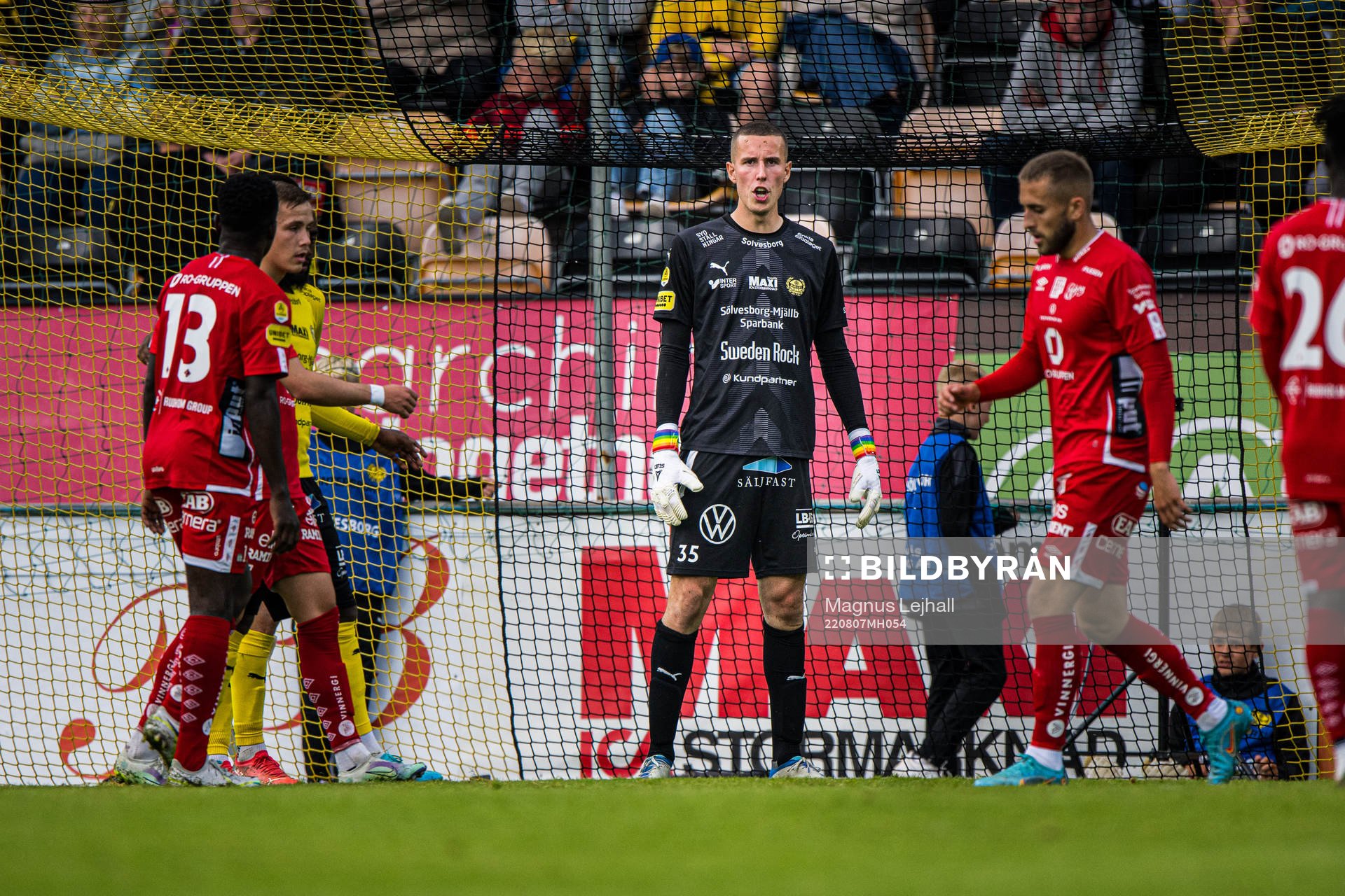 Mjällbys målvakt Samuel Brolin