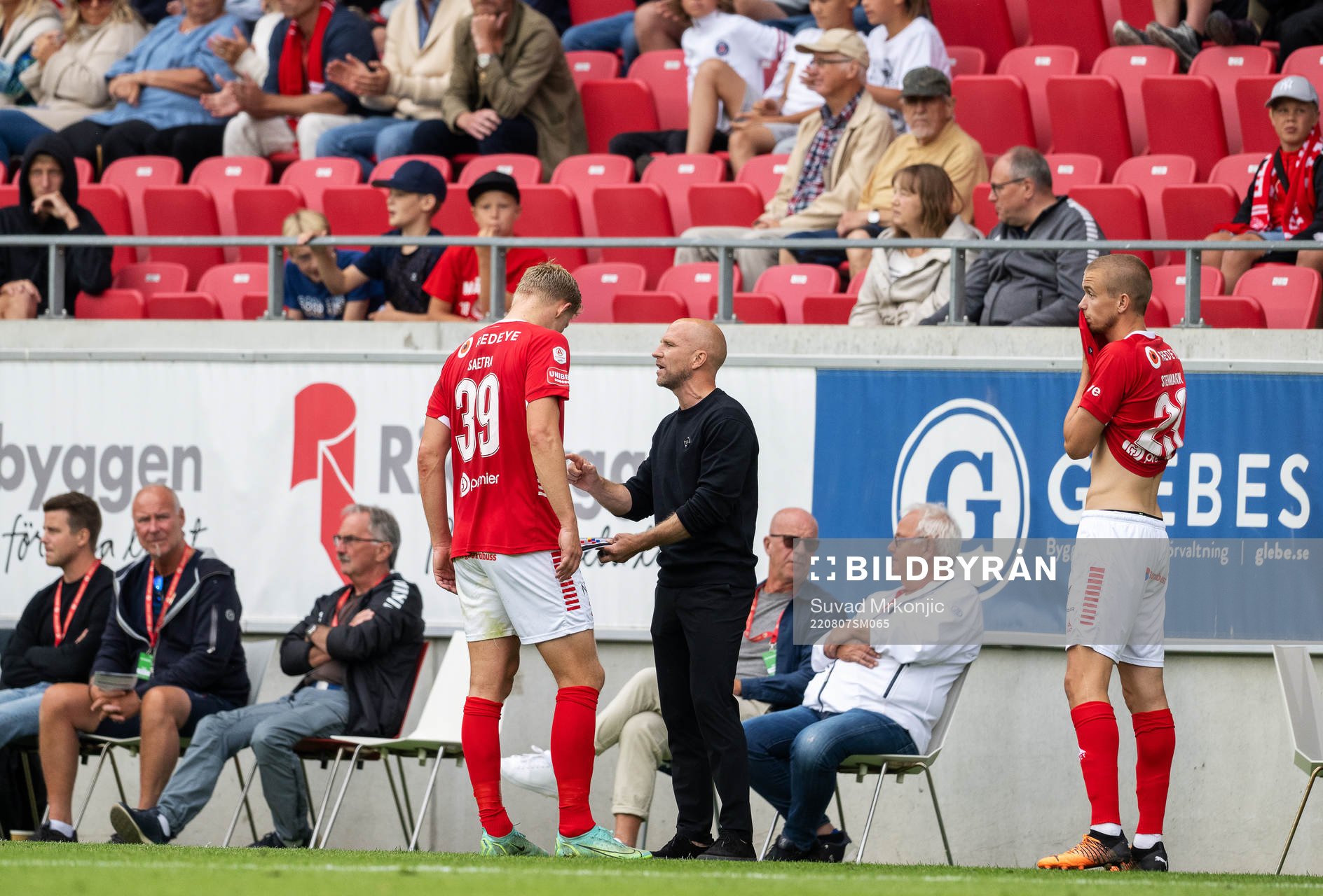 Kalmars Lars Sætra och tränare Henrik Rydström