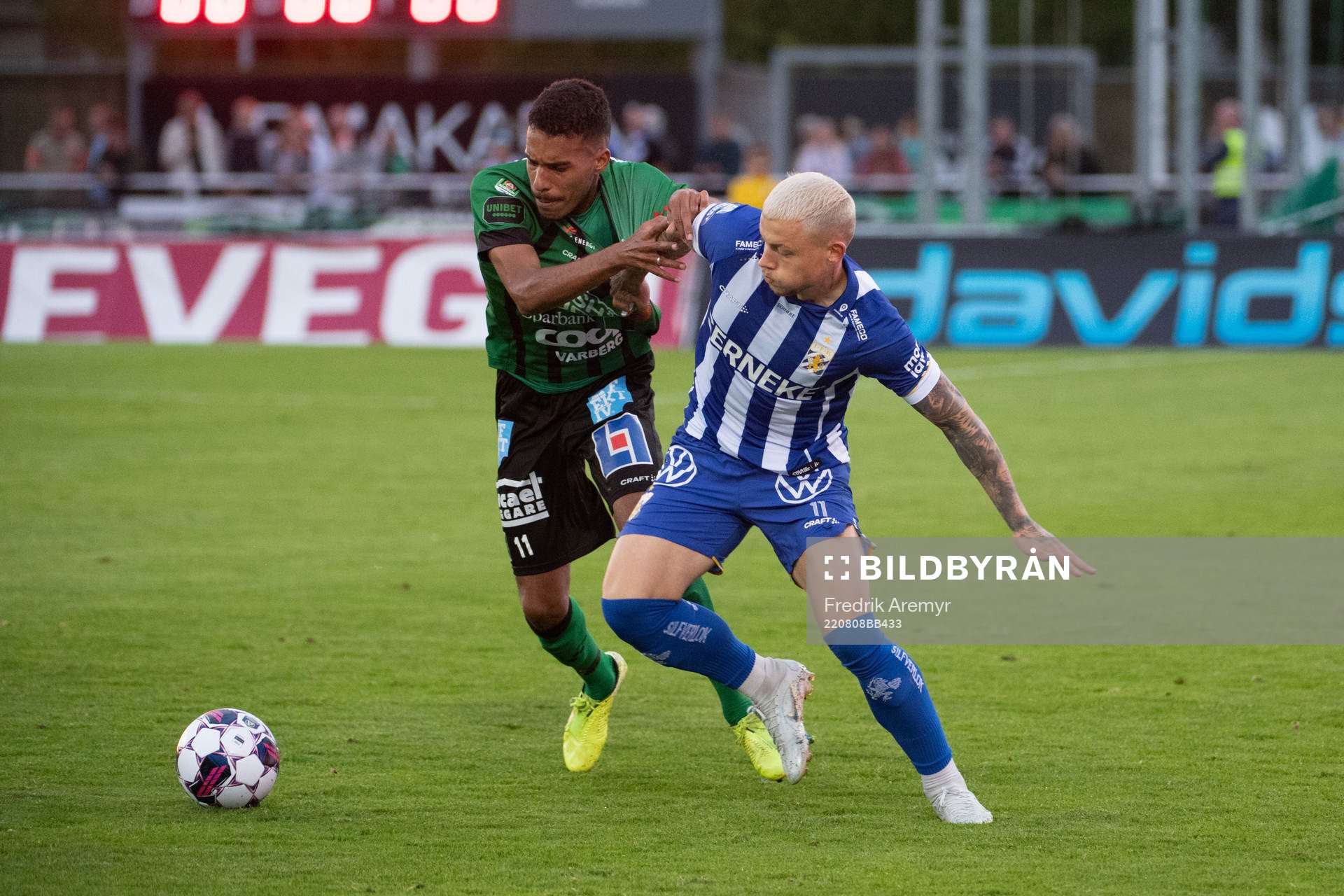 Varbergs Eliton Junior och IFK Göteborgs Erik Sorga