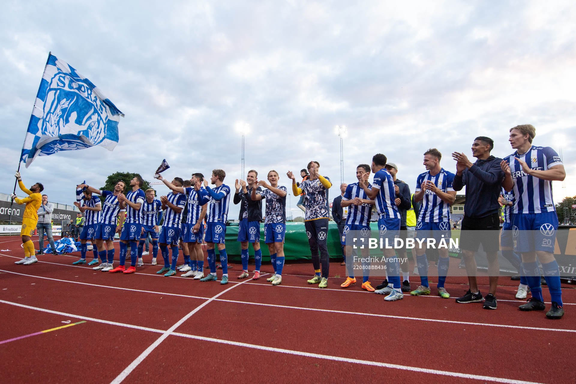 IFK Göteborgs spelare jublar