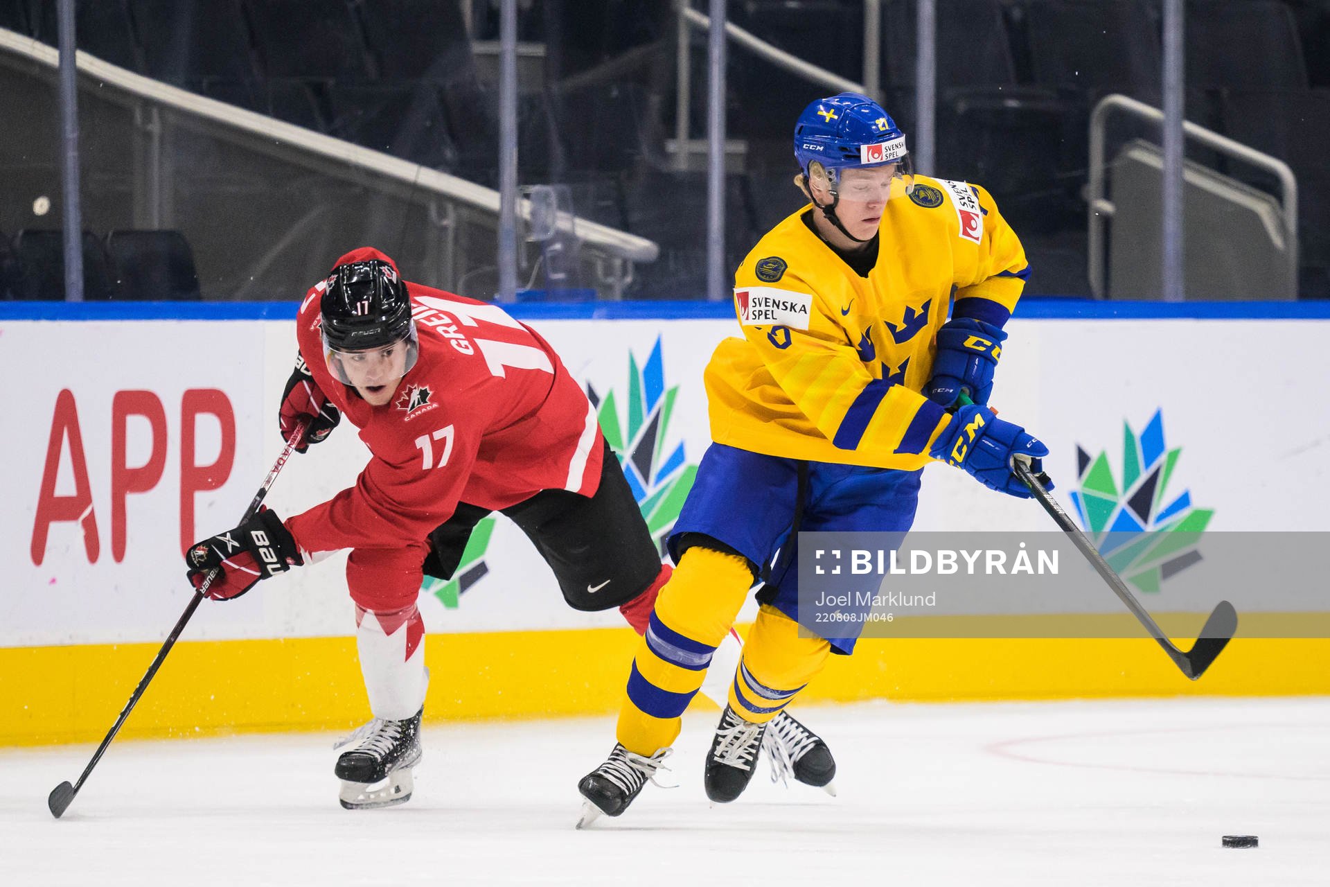 Ridly Greig of Canada and Theodor Niederbach of Sweden