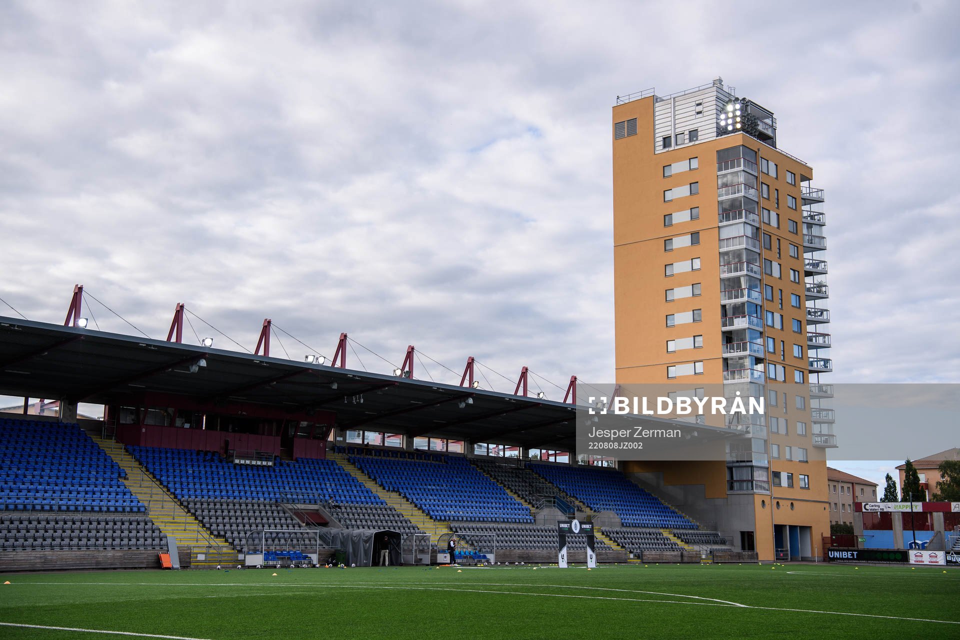 Tunavallen inför fotbollsmatchen i Superettan mellan AFC Eskilstuna och Jönköpings Södra den 8 augusti 2022 i Eskilstuna. 