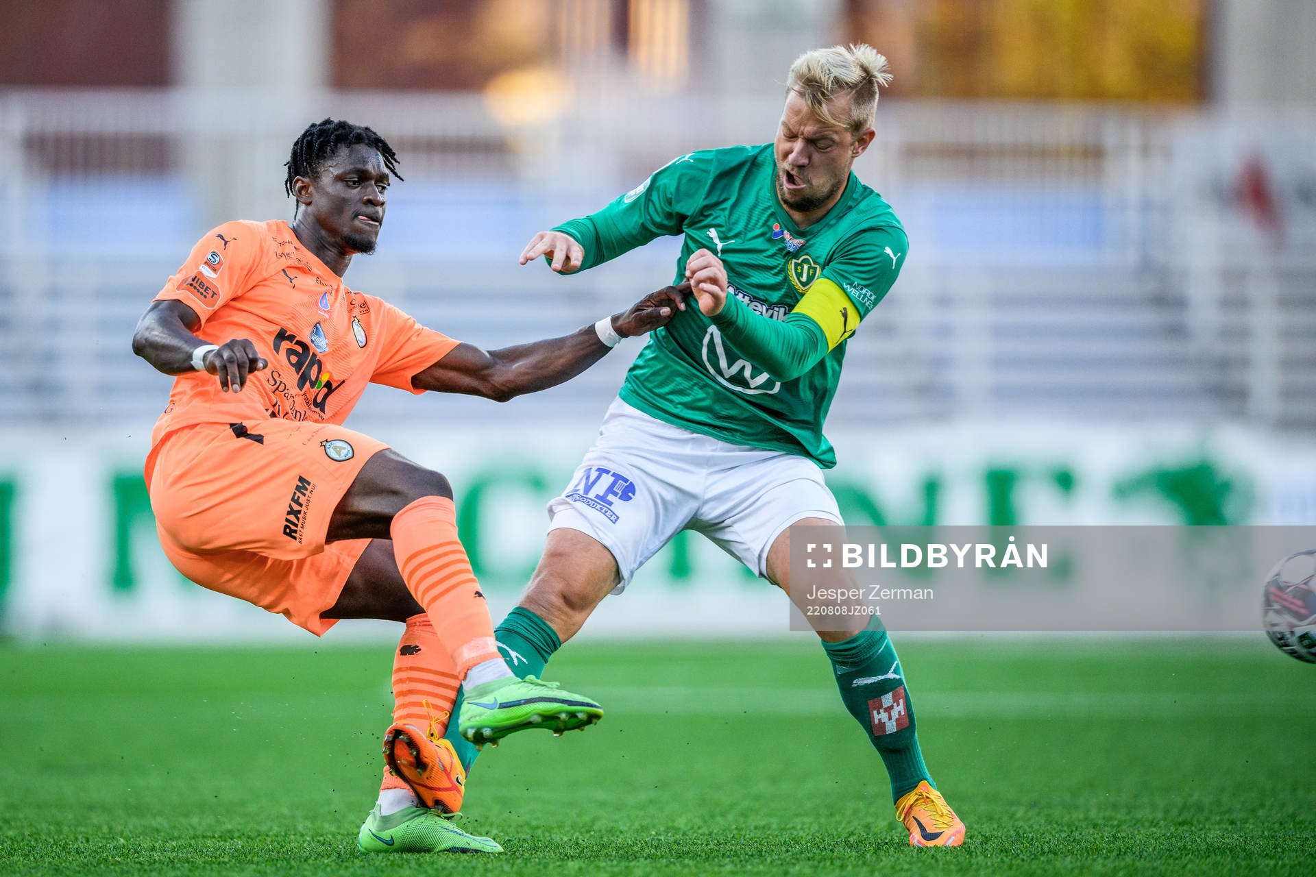 AFC Eskilstunas Emmanuel Agyeman Duah och Jönköpings