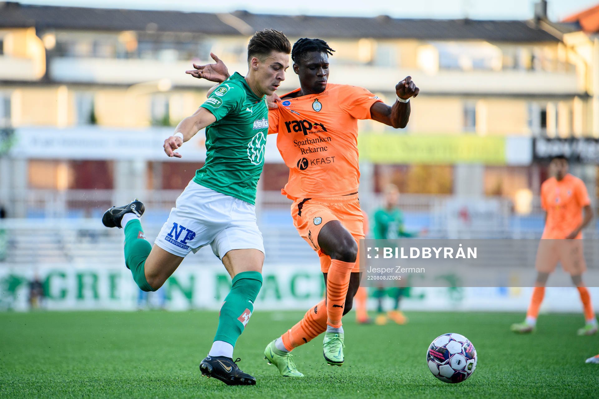 Jönköpings Södras Adam Ben Lamin och AFC Eskilstunas
