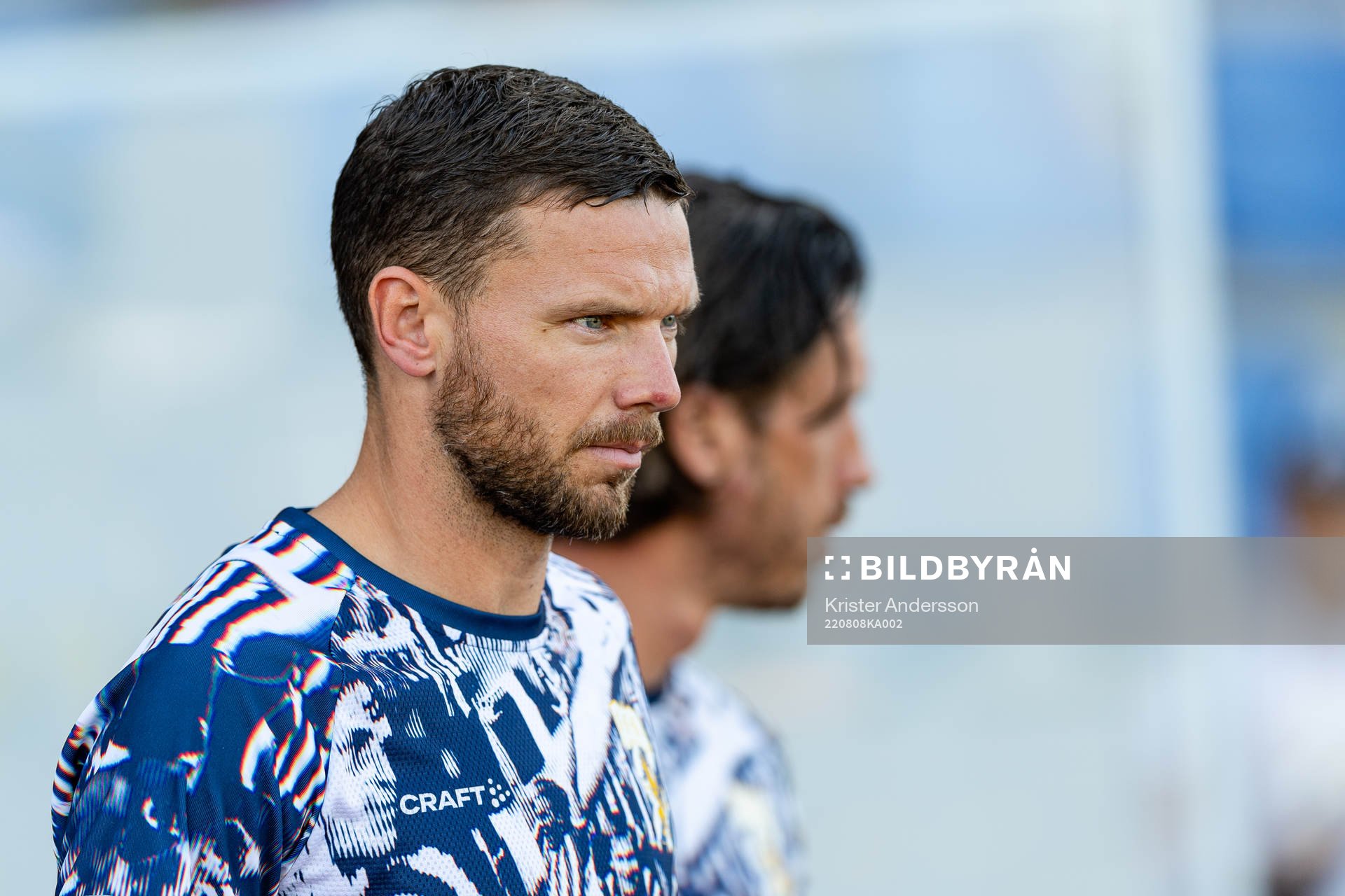 IFK Göteborgs Marcus Berg före fotbollsmatchen i