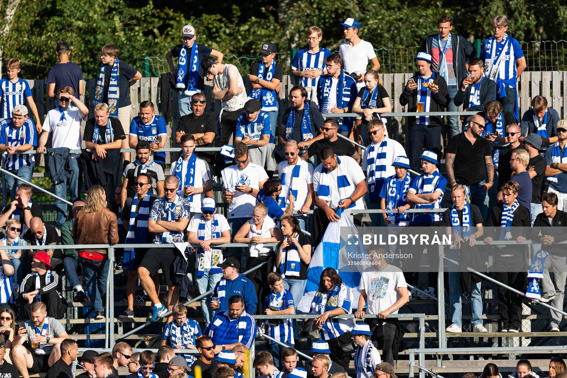 under fotbollsmatchen i Allsvenskan mellan Varberg och IFK