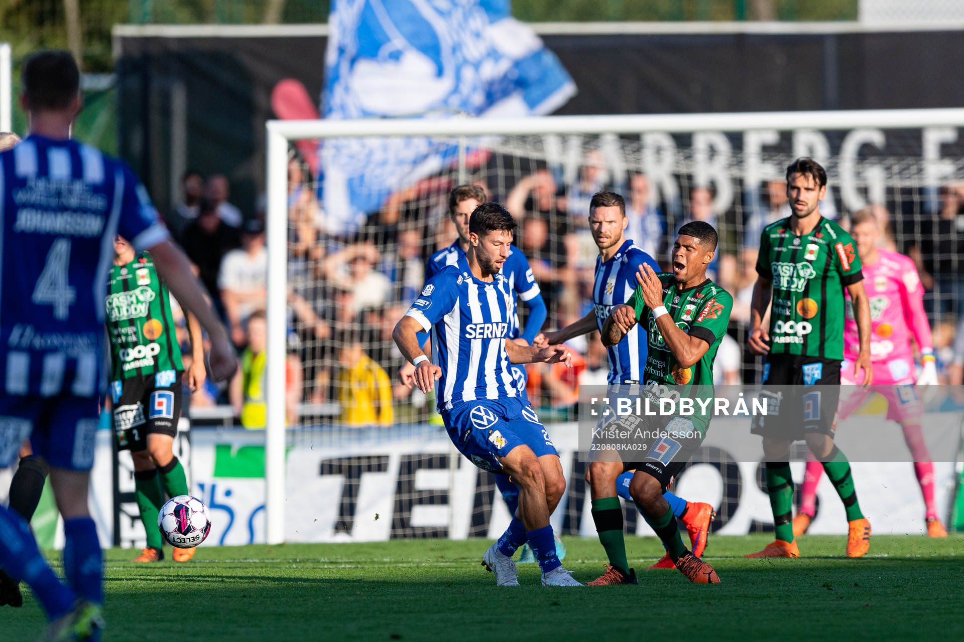 IFK Göteborgs Kevin Yakob och Varbergs Luke Le Roux