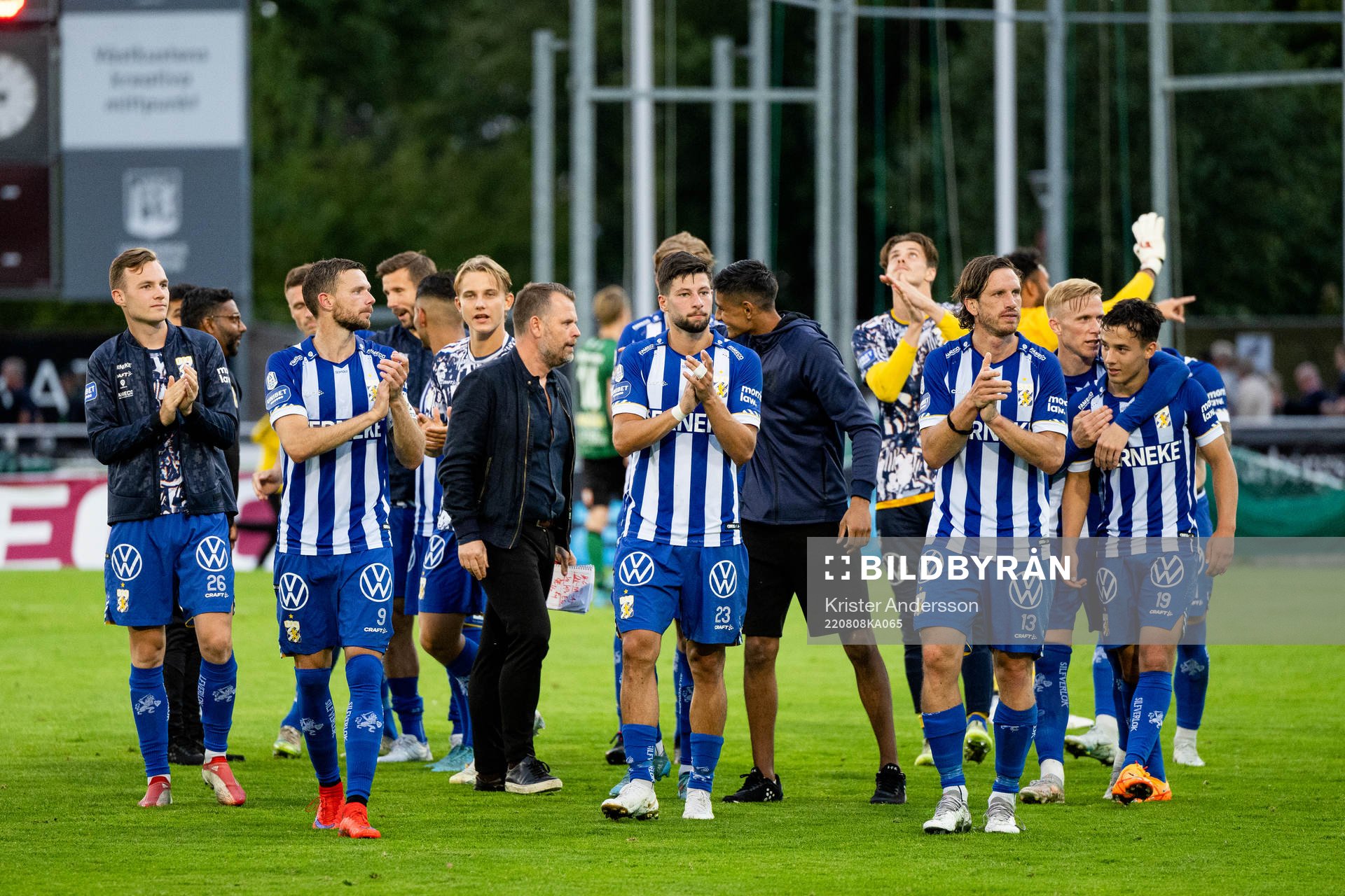 IFK Göteborgs spelare jublar