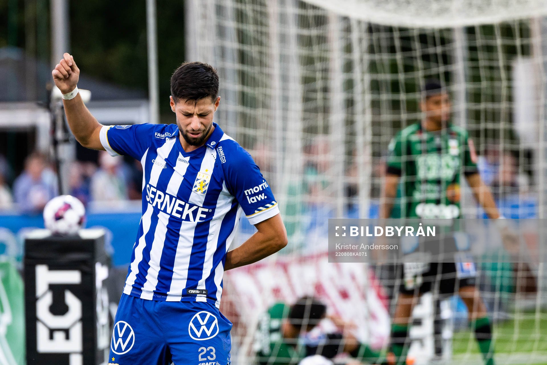 IFK Göteborgs Kevin Yakob jublar