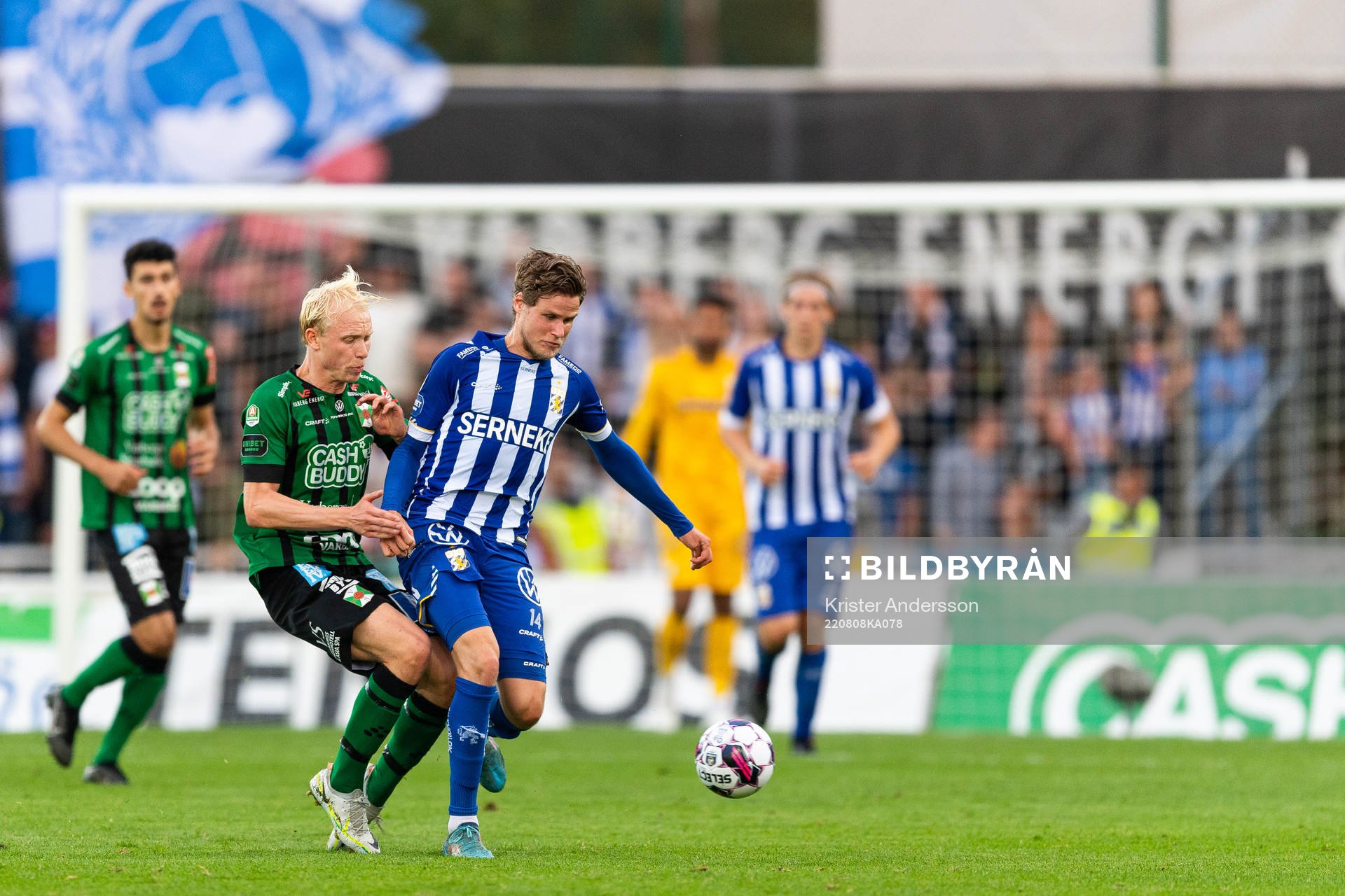 Varbergs André Boman och IFK Göteborgs Gustaf Norlin