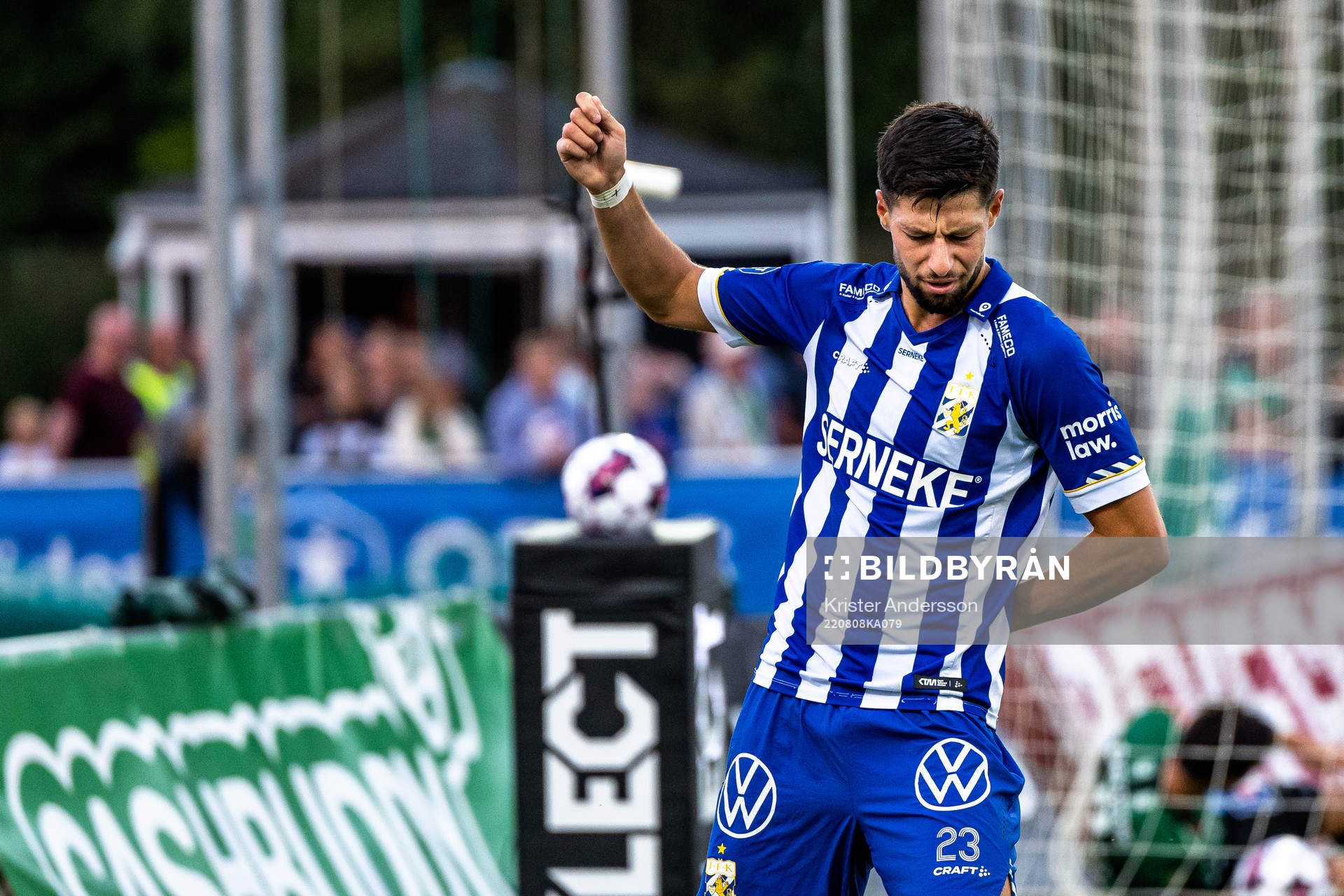 IFK Göteborgs Kevin Yakob jublar
