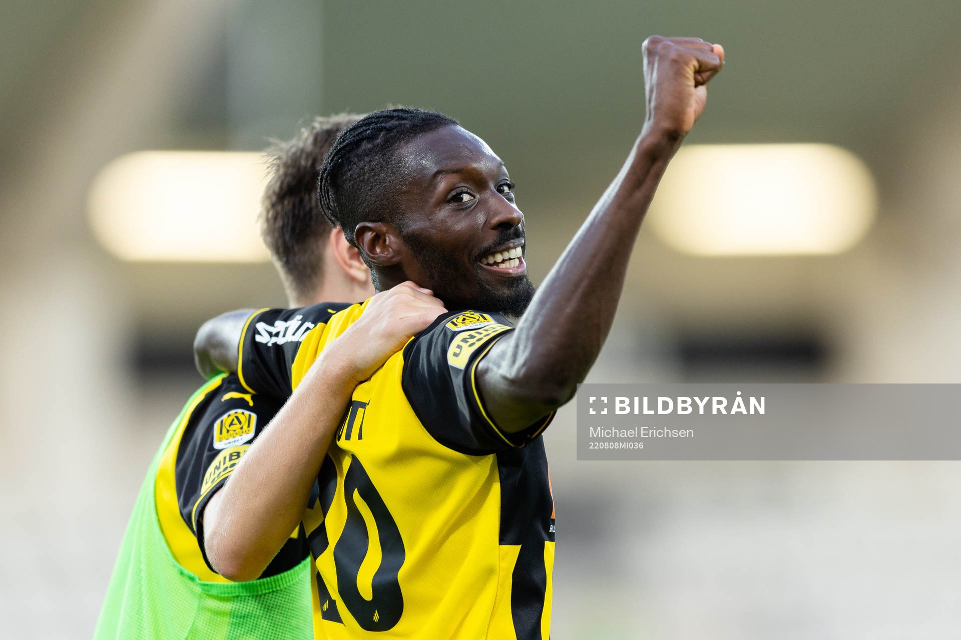 Häckens Blair Turgott jublar