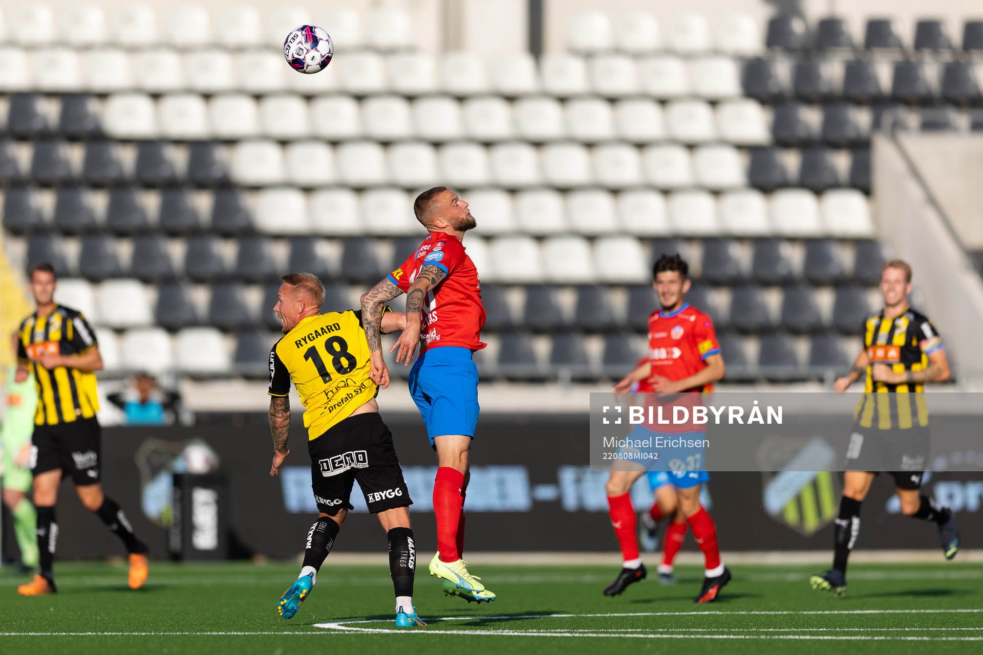 Häckens Mikkel Rygaard Jensen och Helsingborgs Alexander