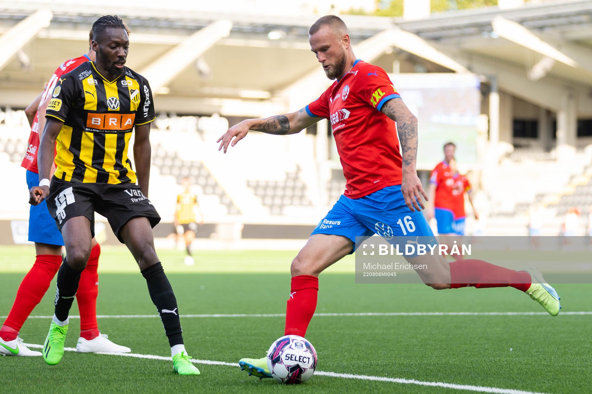 Häckens Blair Turgott och Helsingborgs Alexander Faltsetas