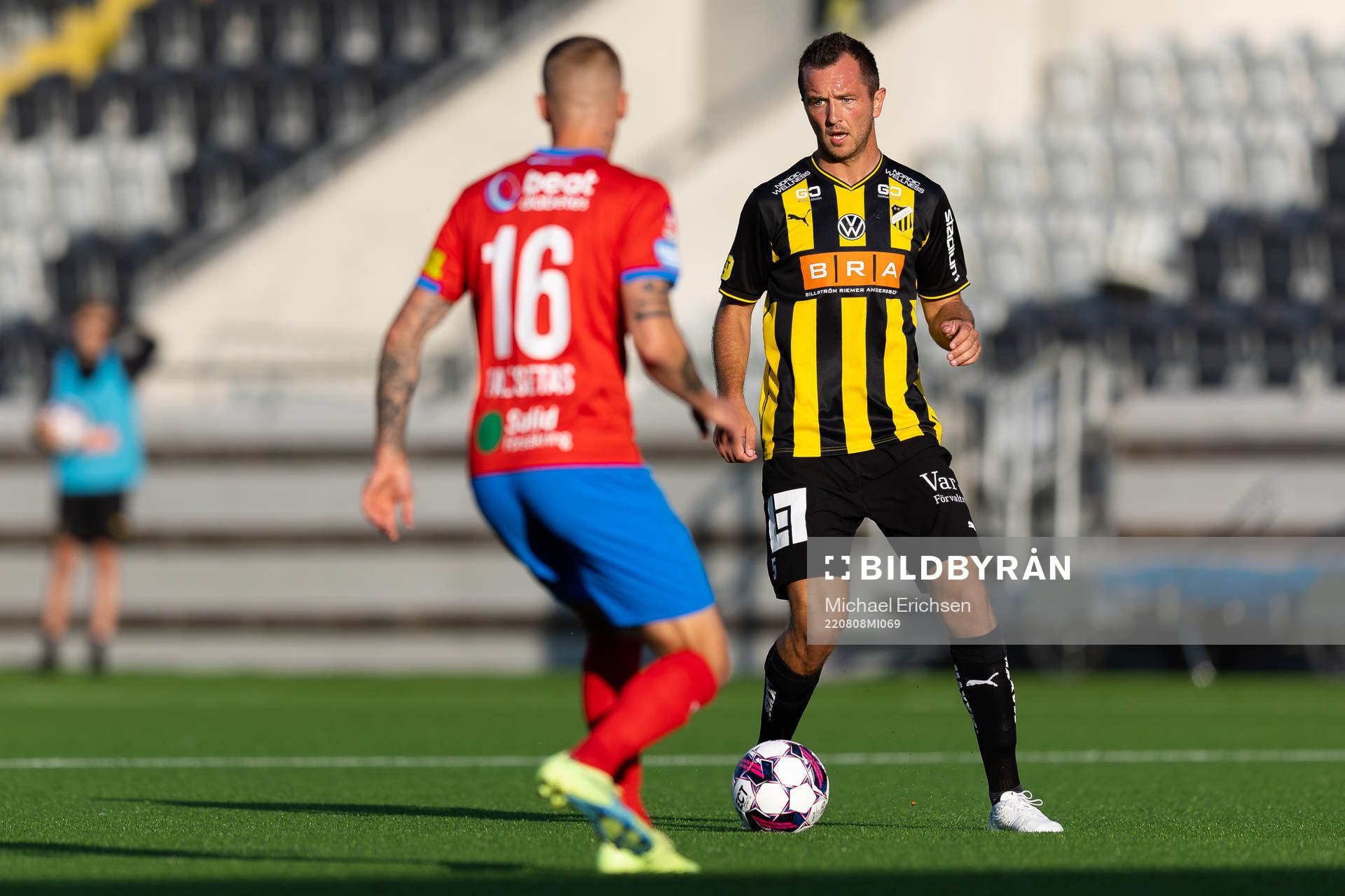 Häckens Even Hovland mot Helsingborgs Alexander Faltsetas