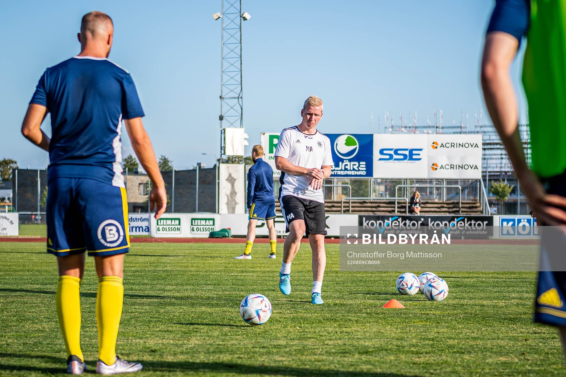 Ängelholms assisterande tränare Mattias Adelstam