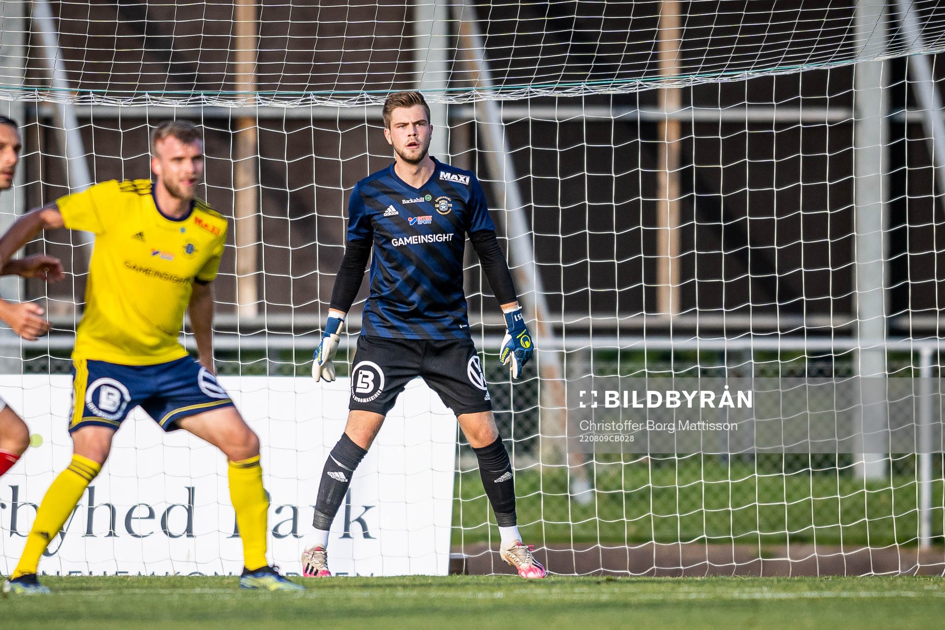 Ängelholms målvakt Robin Streifert