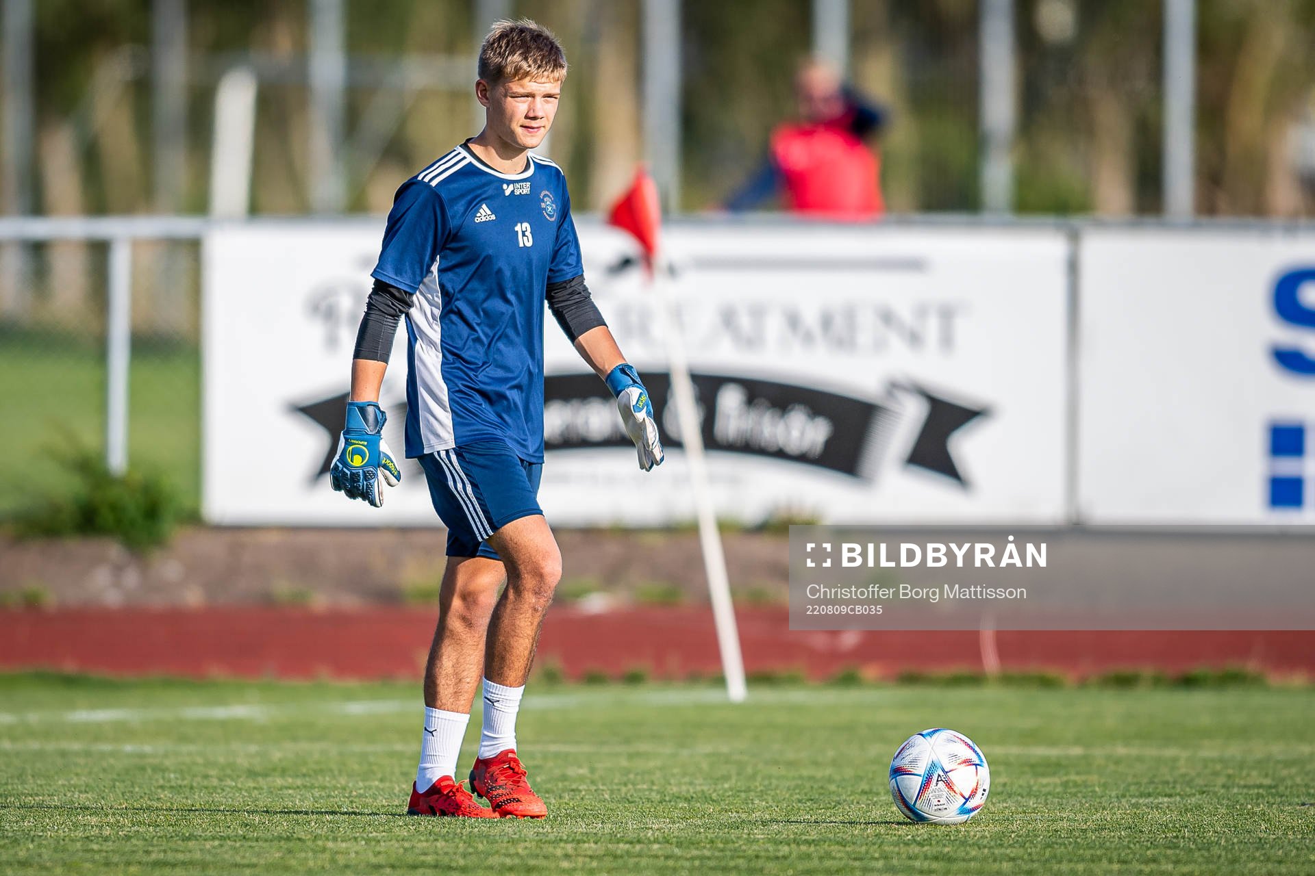 Ängelholms målvakt Lukas Bornandersson