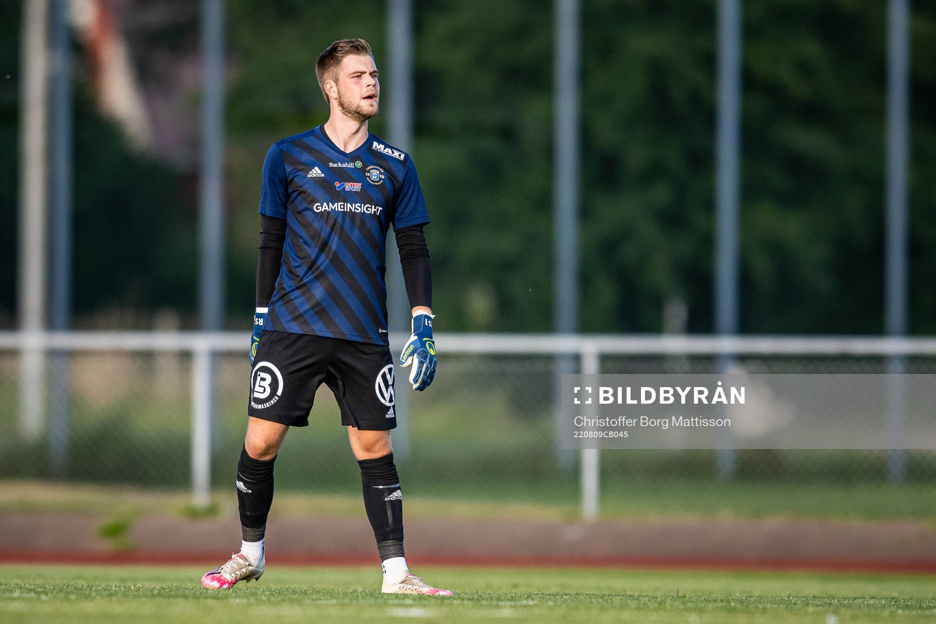 Ängelholms målvakt Robin Streifert