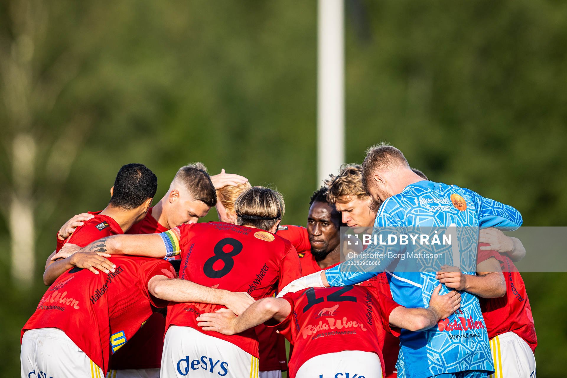 Falkenbergs spelare samlas