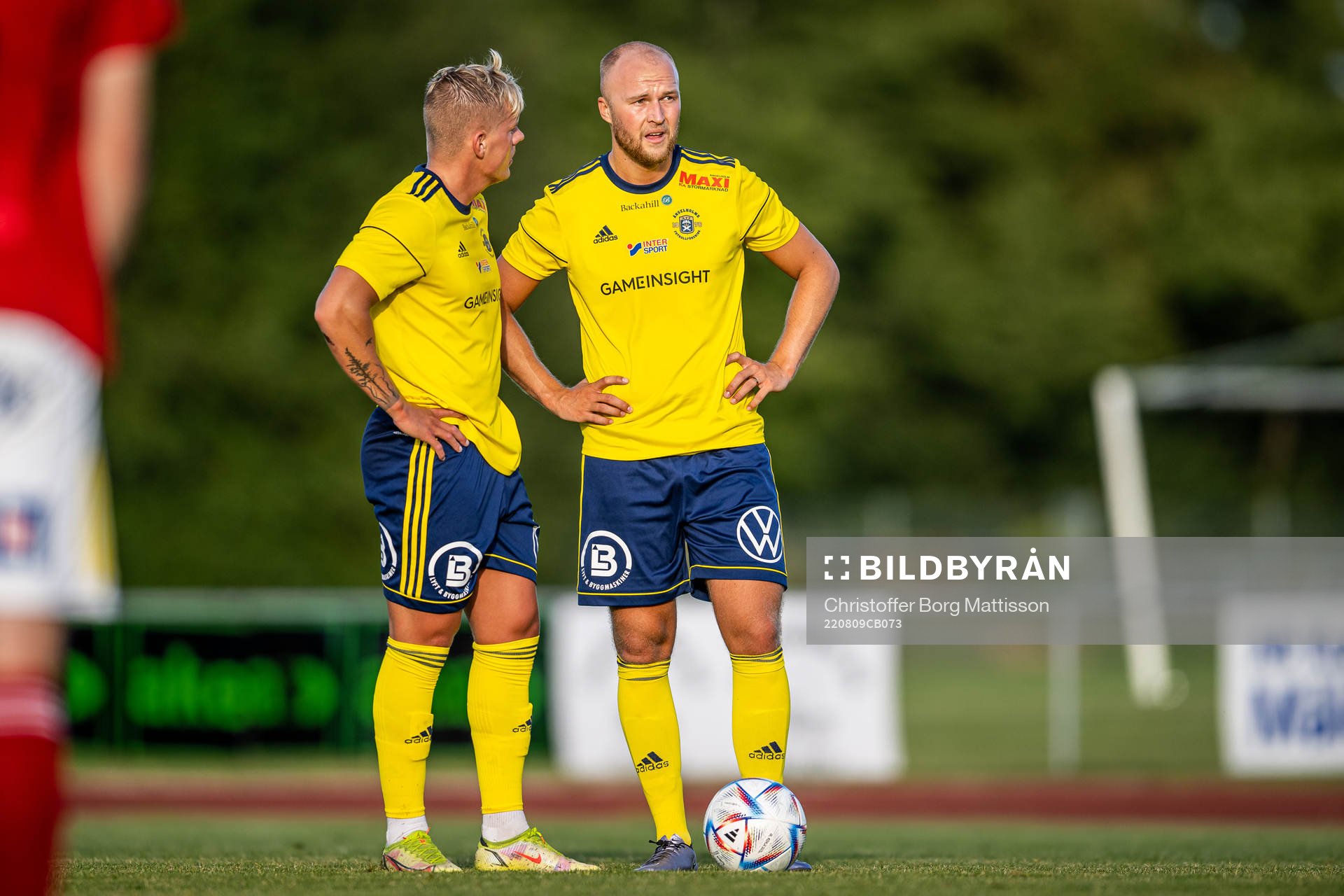 Ängelholms Emil Håkansson och Christian Ljungberg