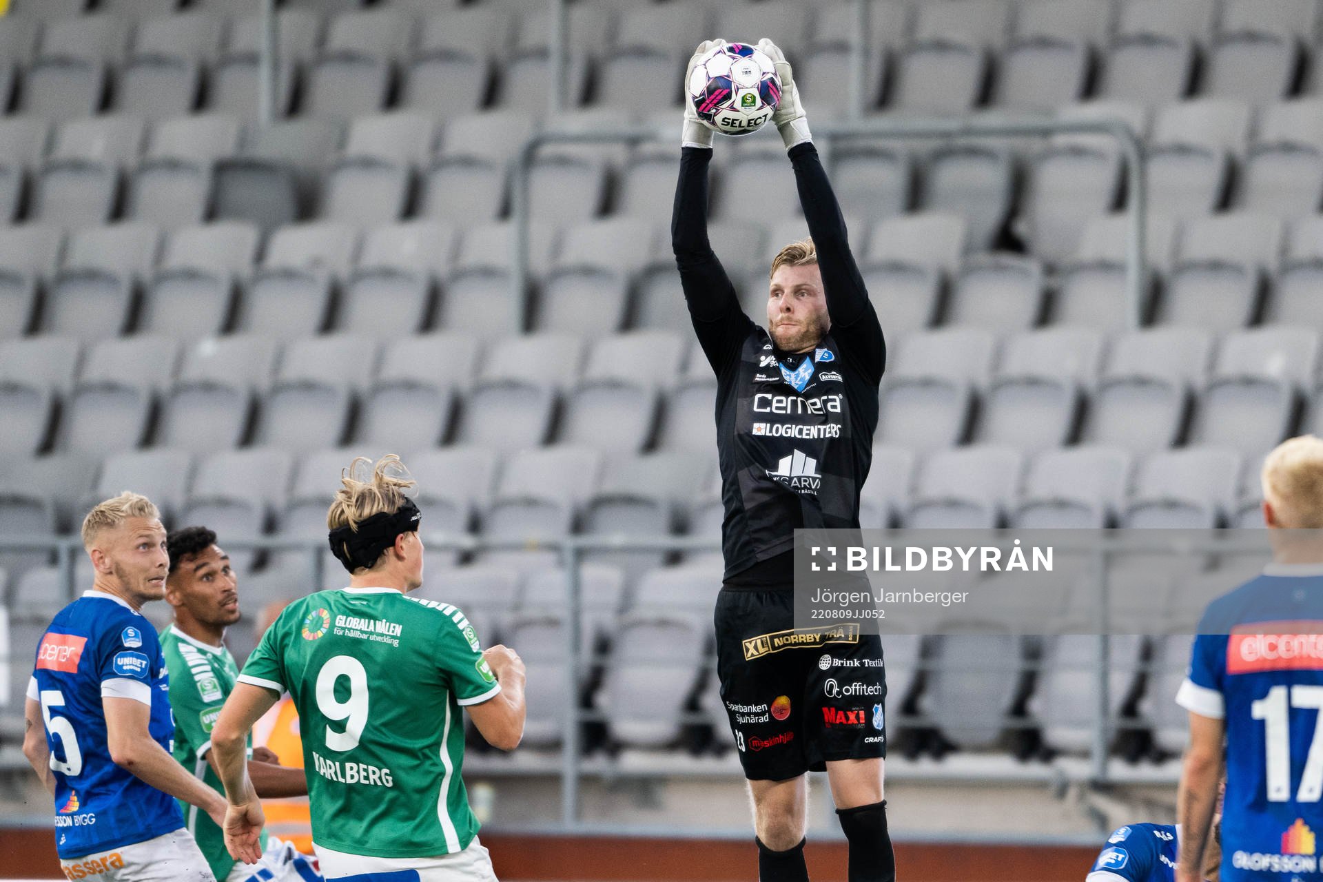 Norrbys målvakt Anton Cajtoft