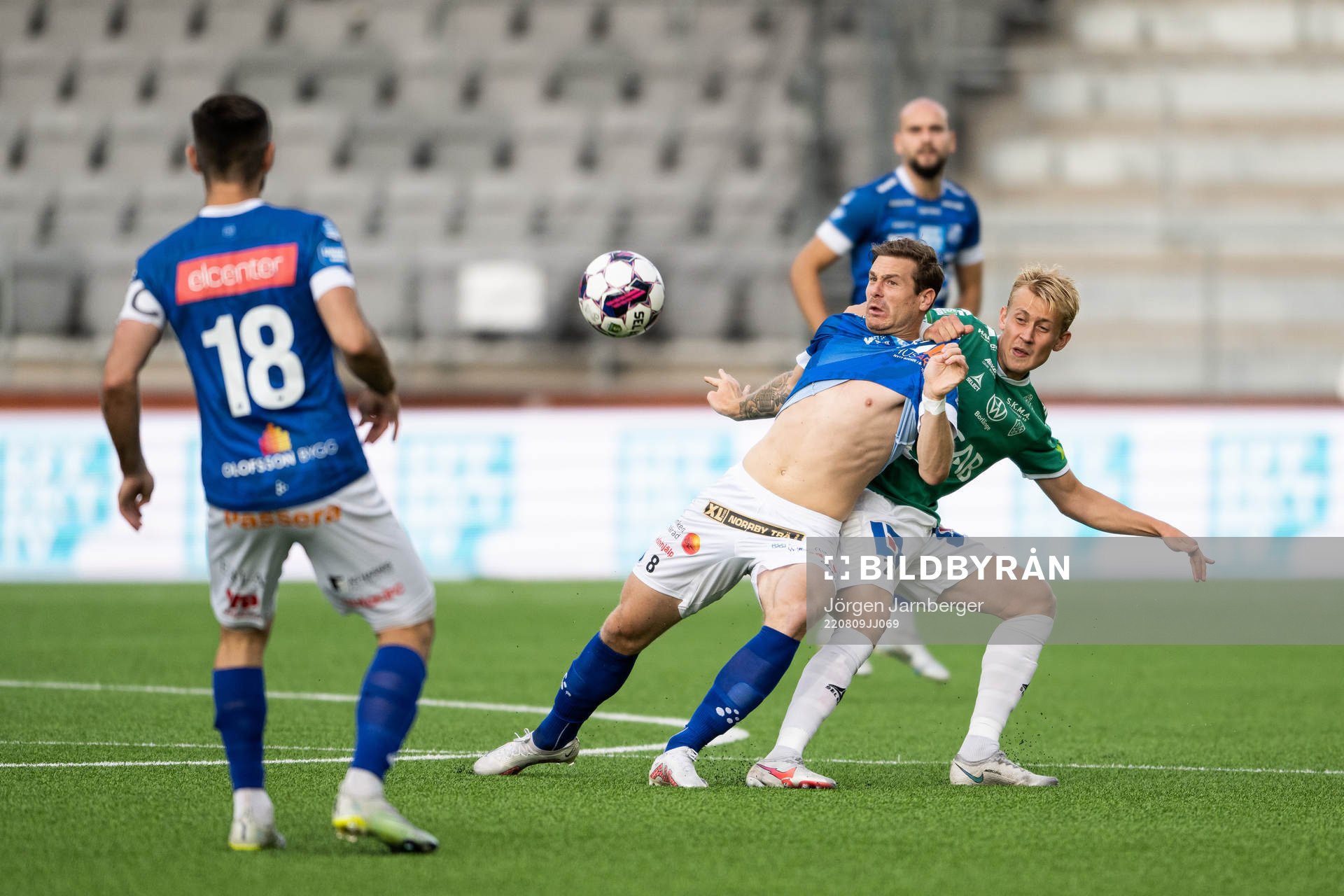 Norrbys Nicklas Savolainen och Brages Henry Sletsjöe