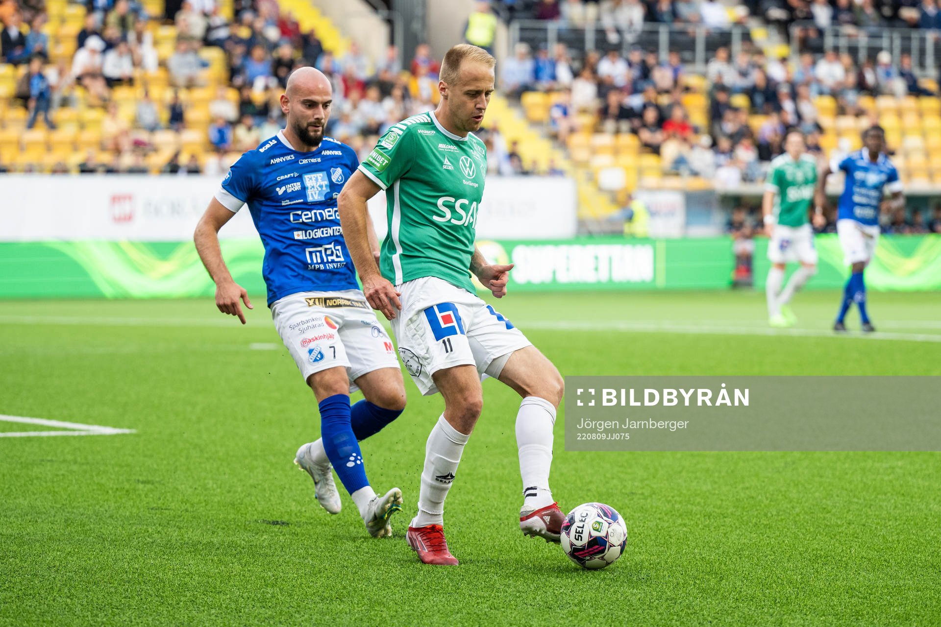Norrbys Perparim Beqaj och Brages Anton Lundin