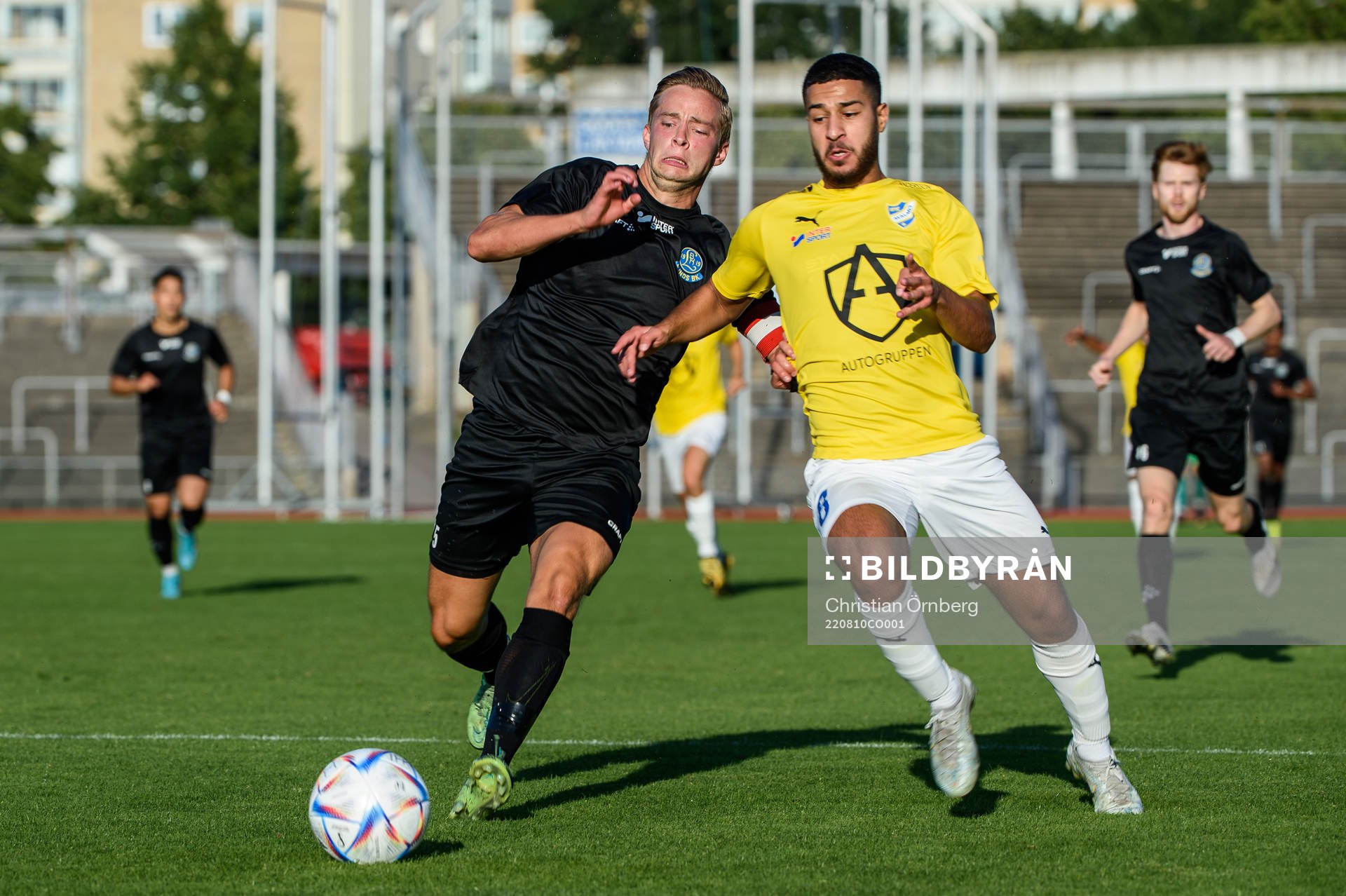 s Stefan Arnshed och IFK Malmös Hamid Abdulla
