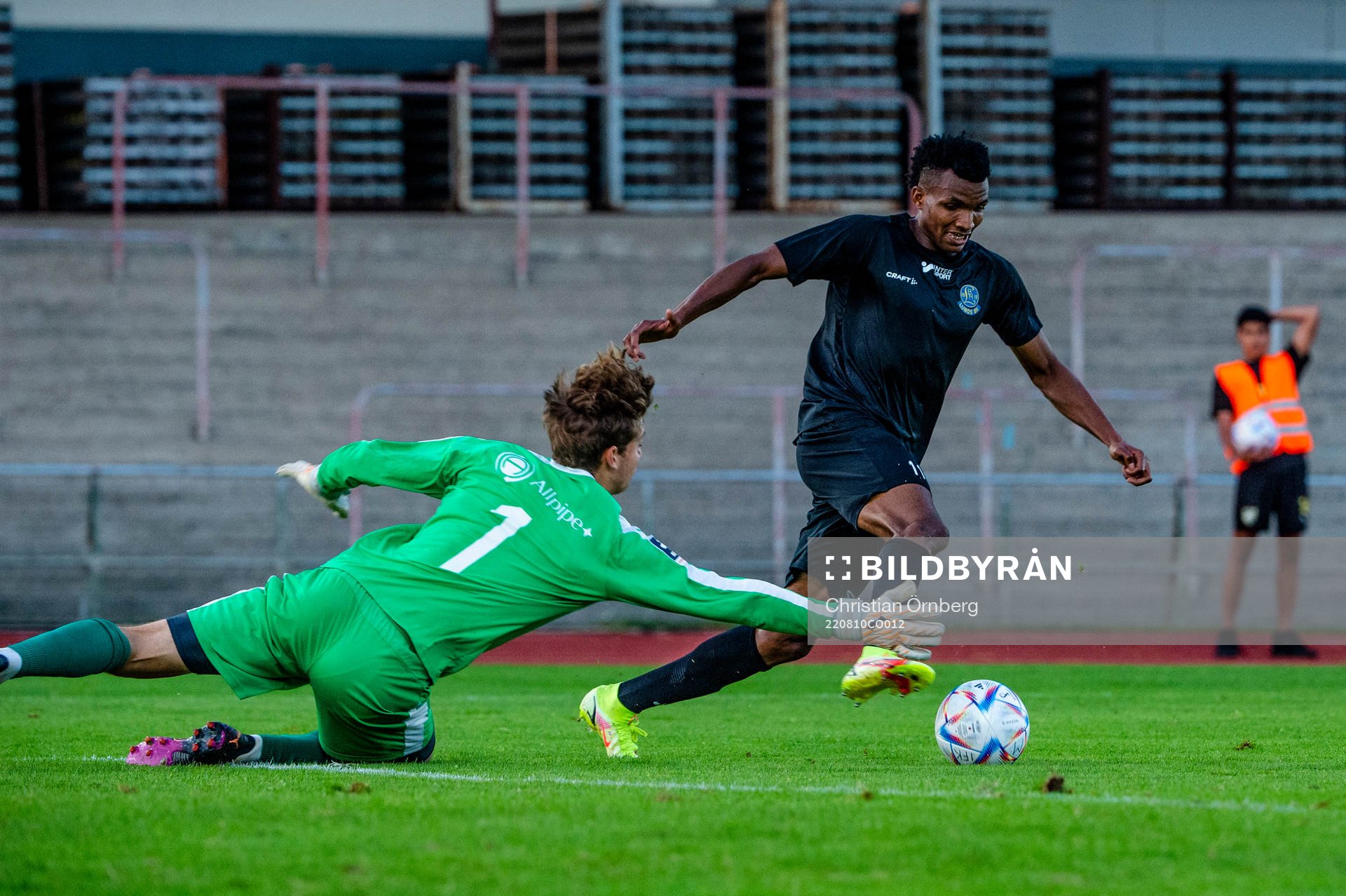 Lunds Abdramane Djitteye på väg att göra 0-3 på IFK