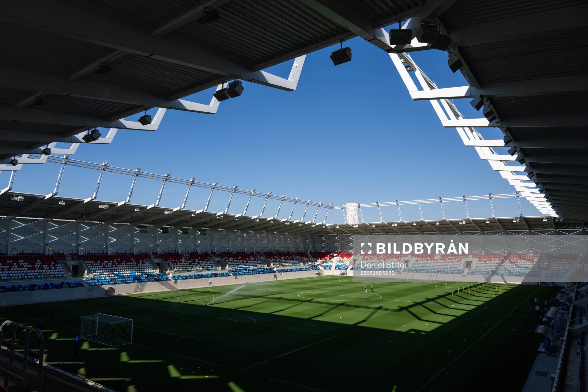 Interior of the arena Stade de Luxembourg