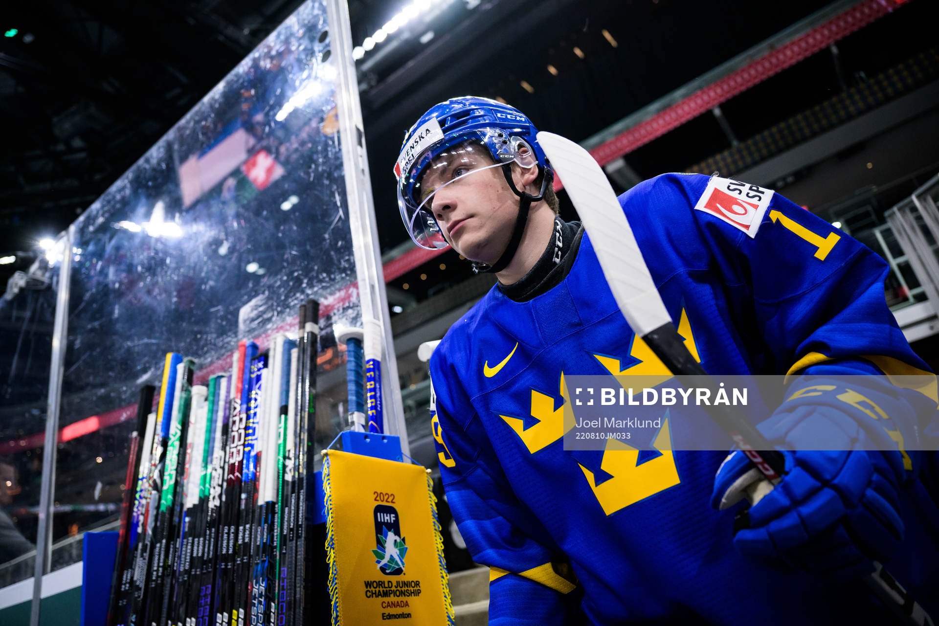 Victor Stjernborg of Sweden at warm-up