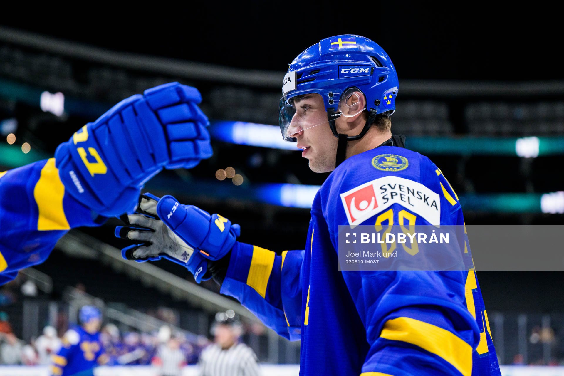 Daniel Torgersson of Sweden celebrates