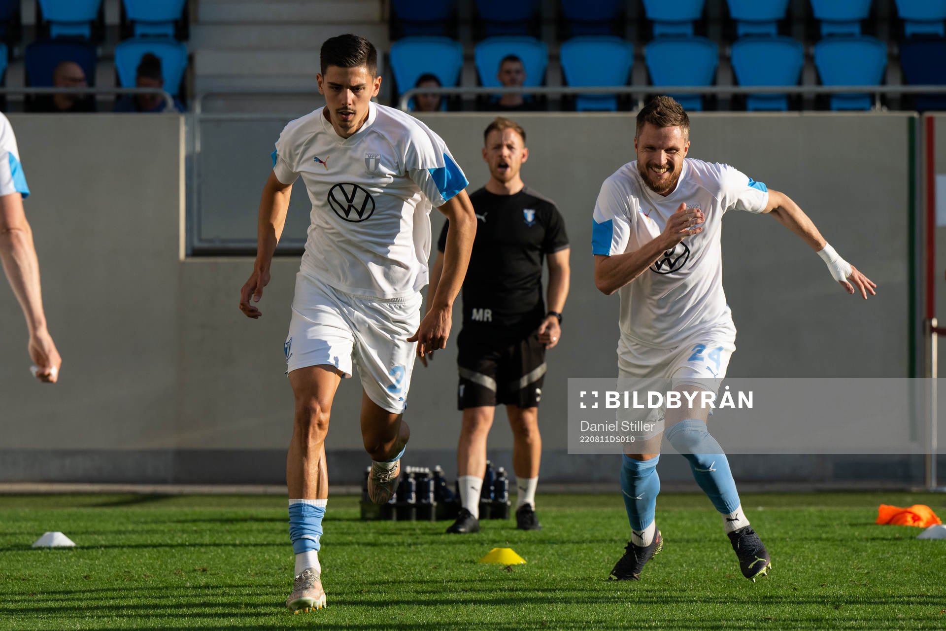 Dennis Hadzikadunic and Lasse Nielsen of Malmö FF