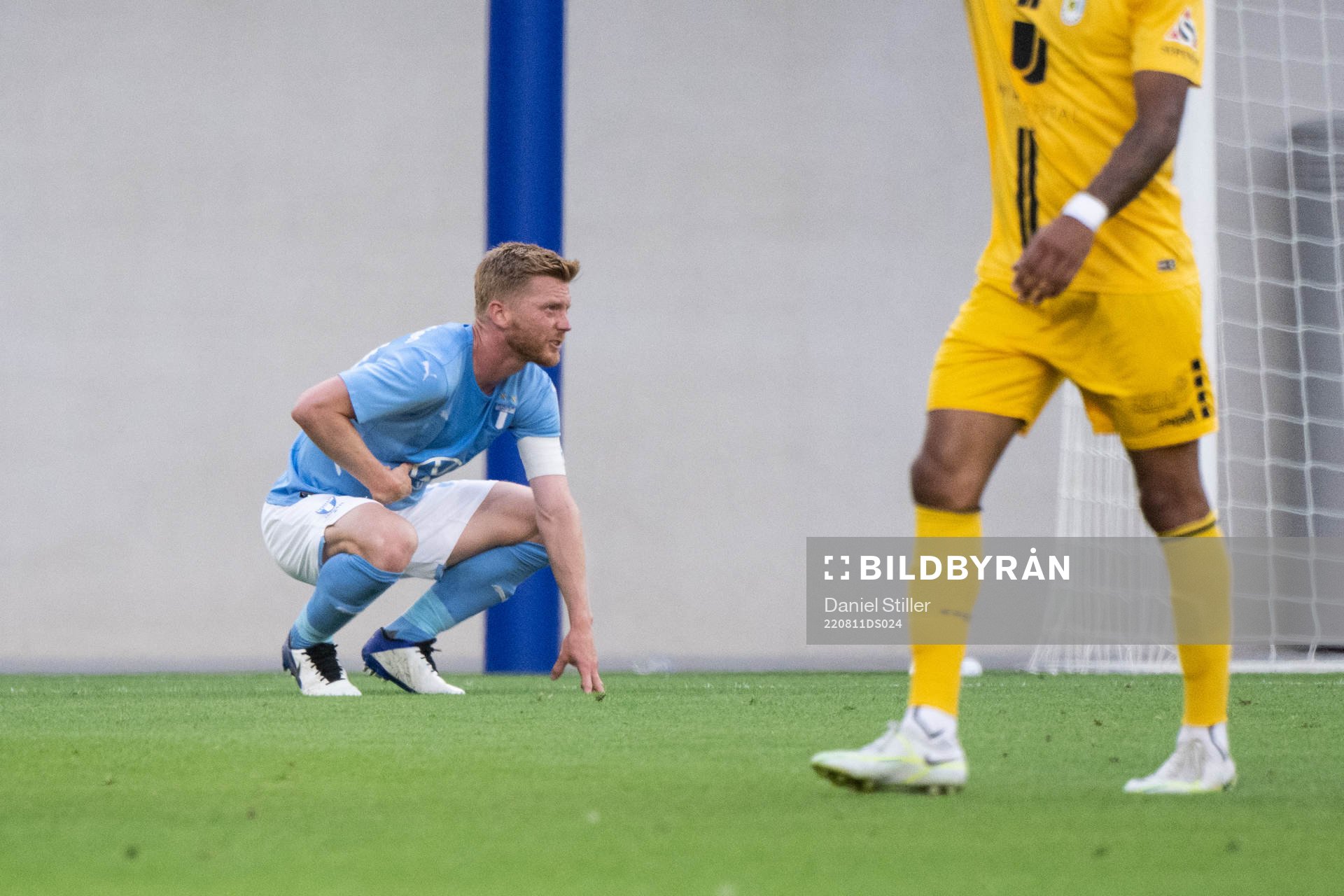 Anders Christiansen of Malmö in pain