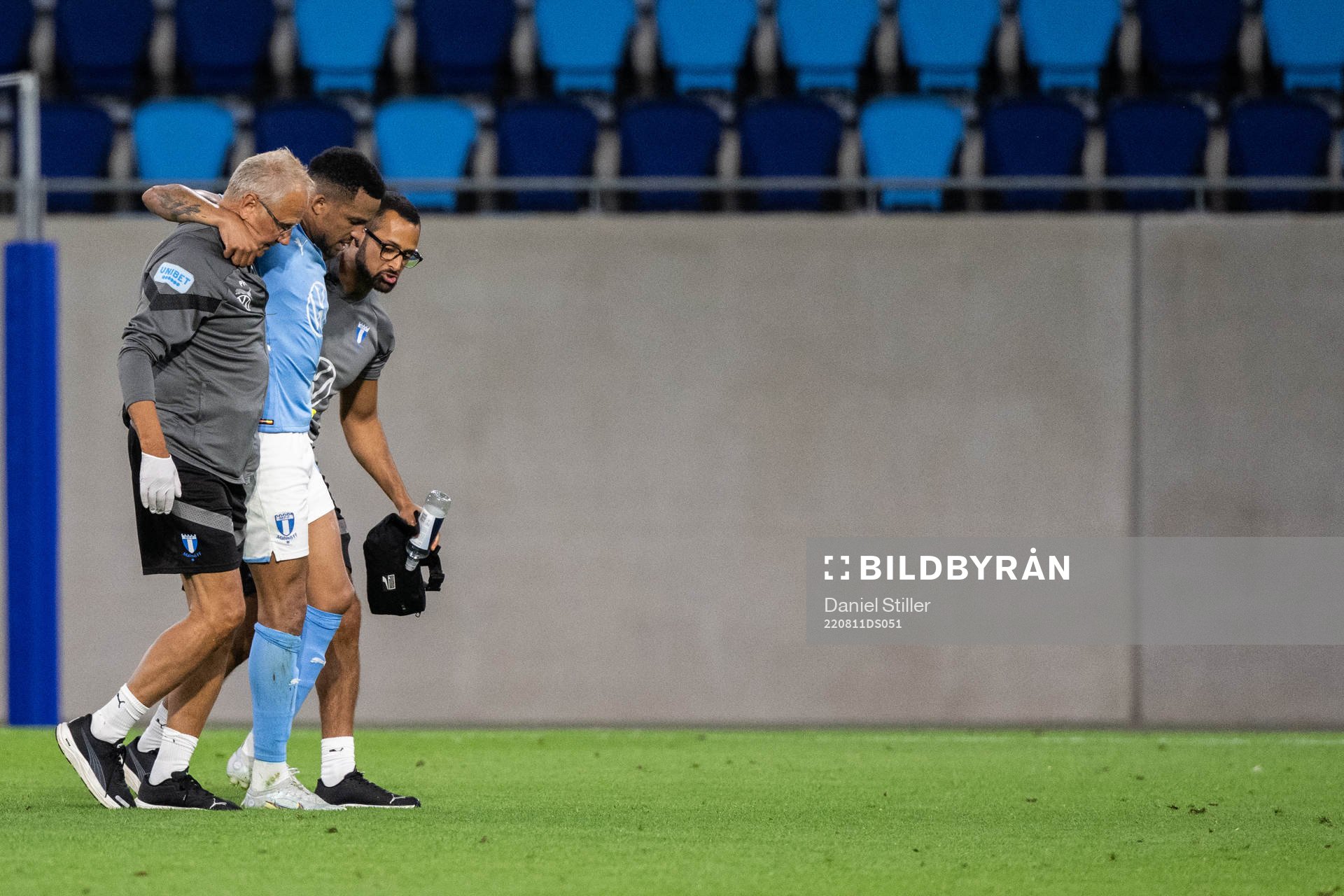 Martin Olsson of Malmö in pain